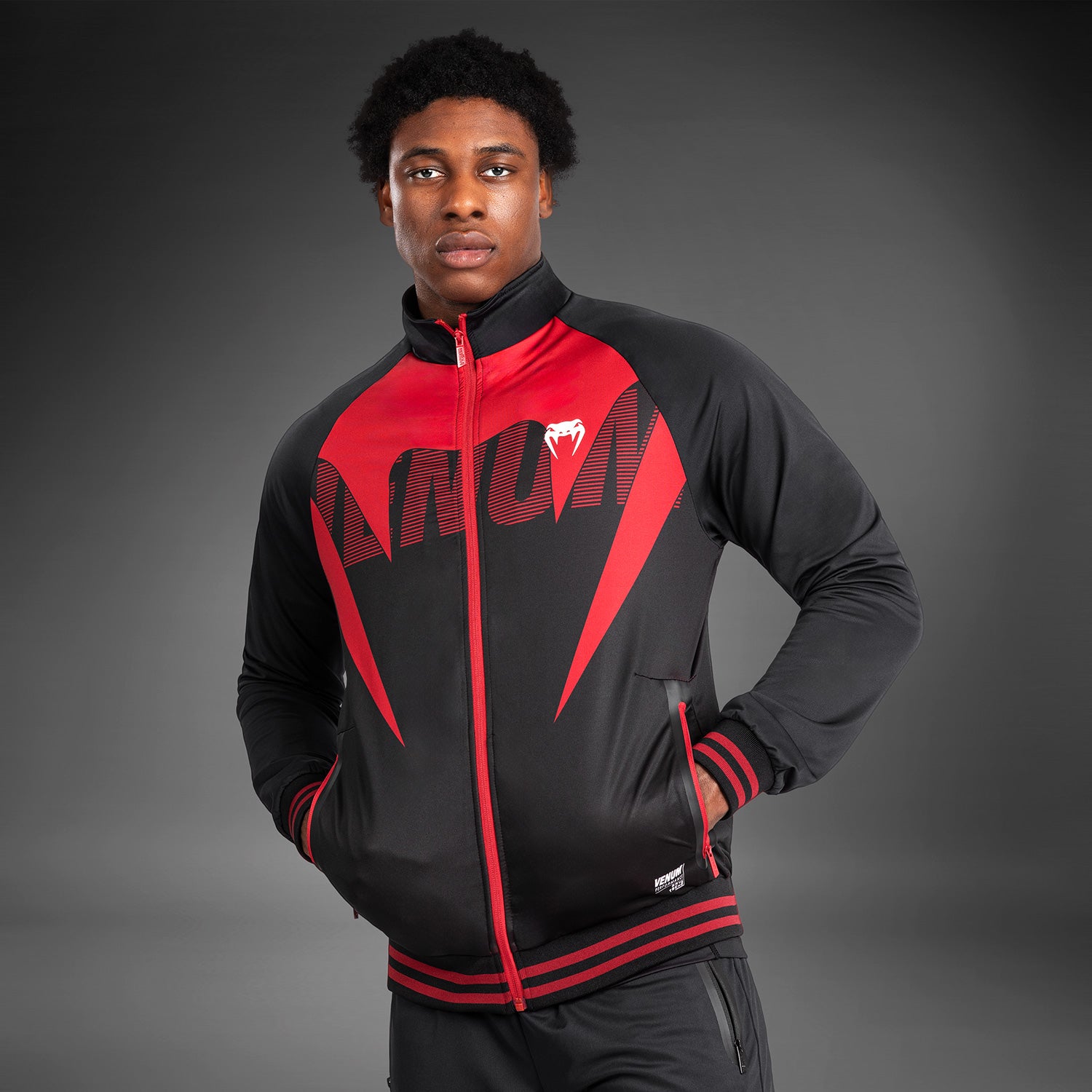 Venum Adrenaline Men's Track Jacket - Red - Venum Asia