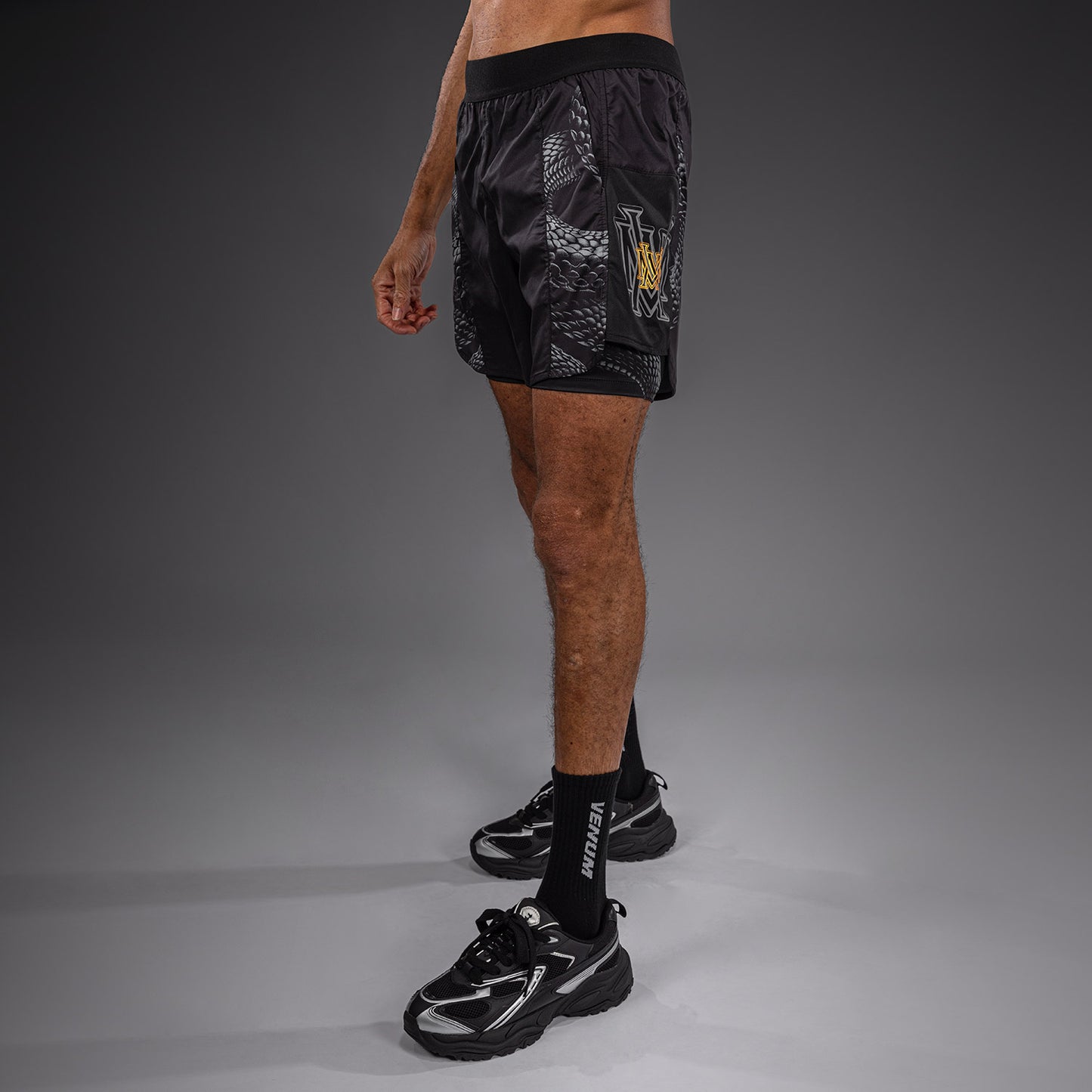 Venum Matupa Training Shorts - Black/Grey/Gold