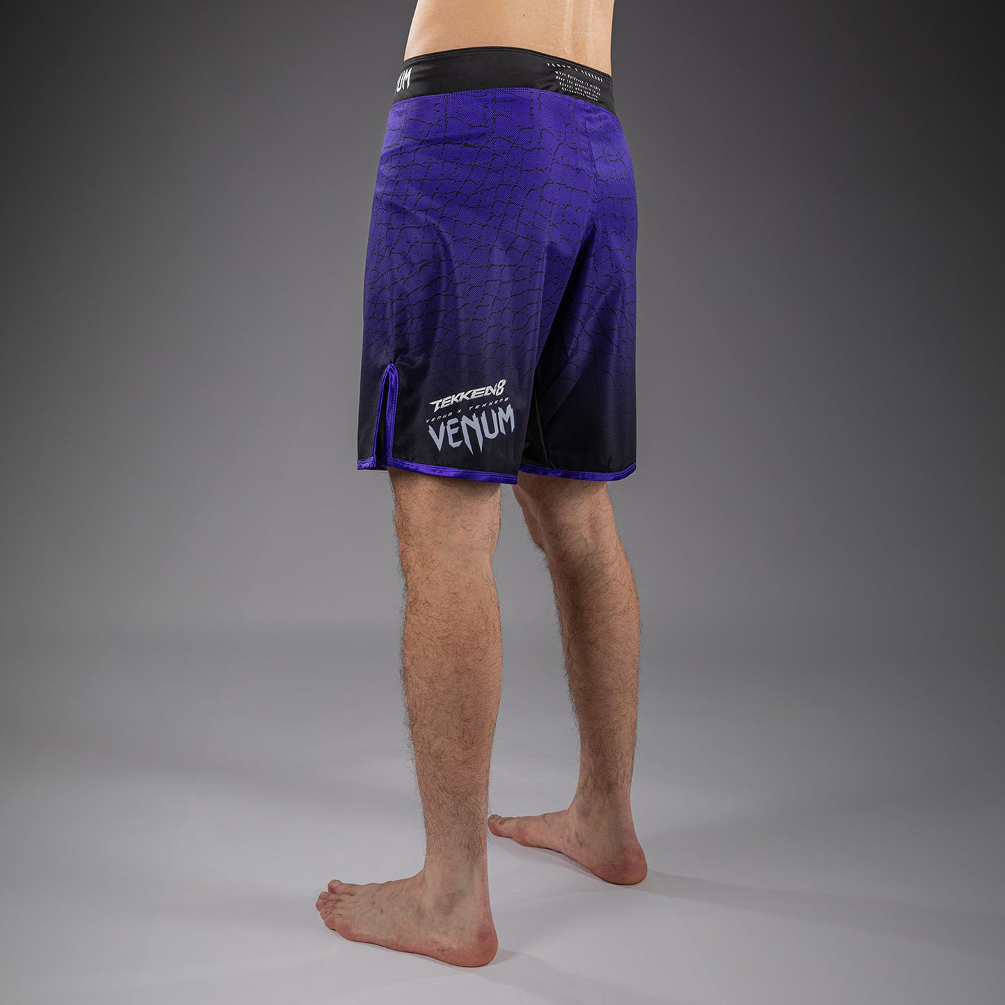Venum x TEKKEN 8 Fight Shorts - Kazuya - Black/Purple