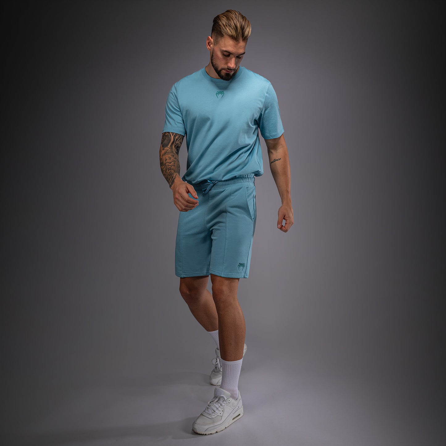Venum Contender Fleece Cotton Shorts - Turquoise