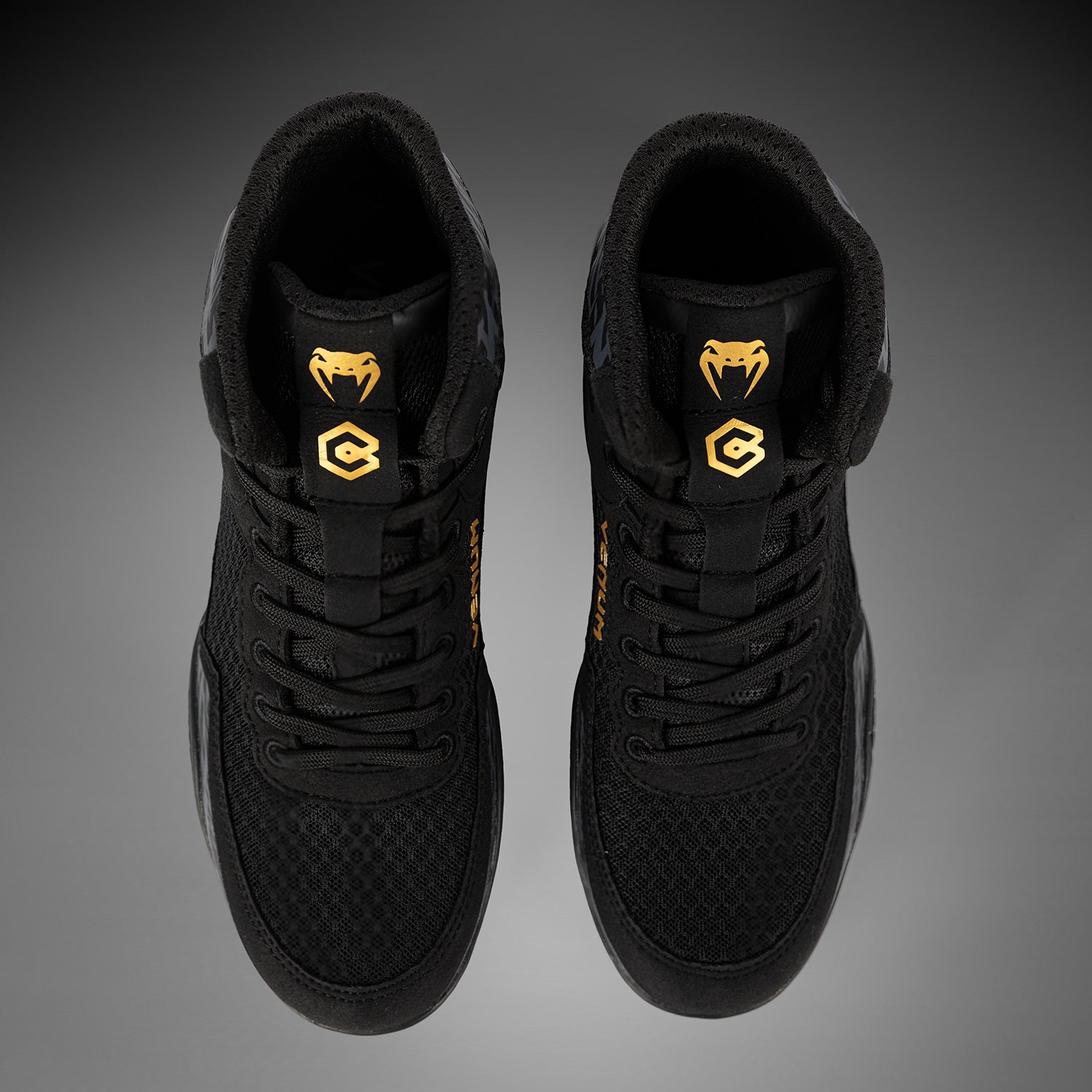 Venum x Chimaev Wrestling Shoes - Black/Grey - Venum Asia