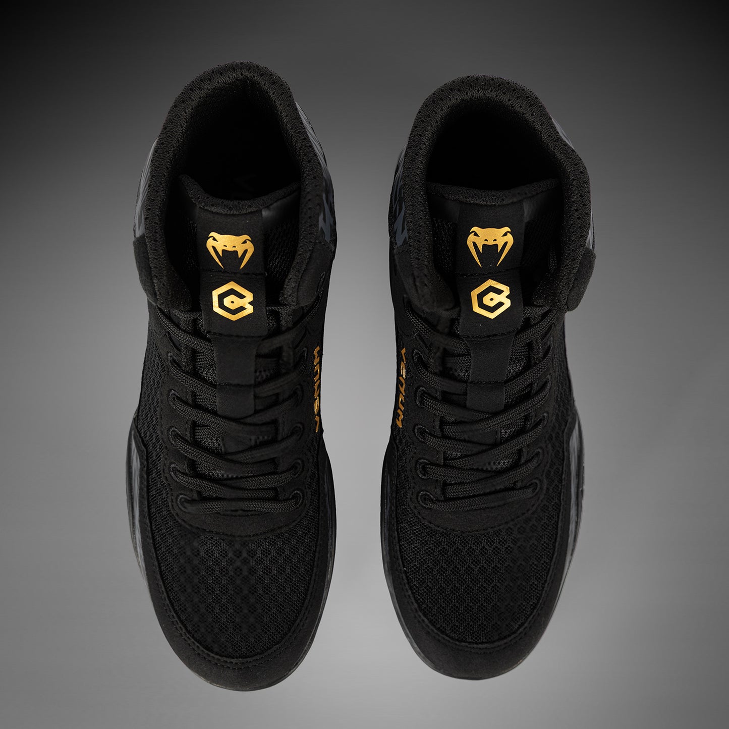 Venum x Chimaev Wrestling Shoes - Black/Grey