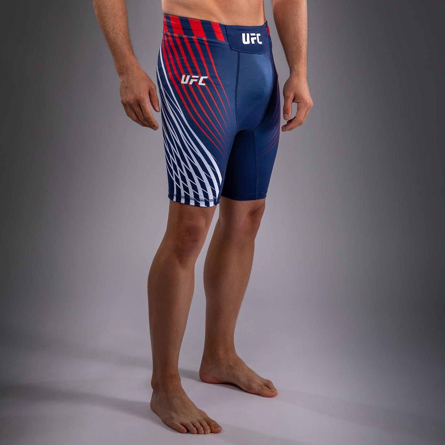 Men's Official UFC Freedom 250 by Venum Blue Authentic Fight Night Vale Tudo Short