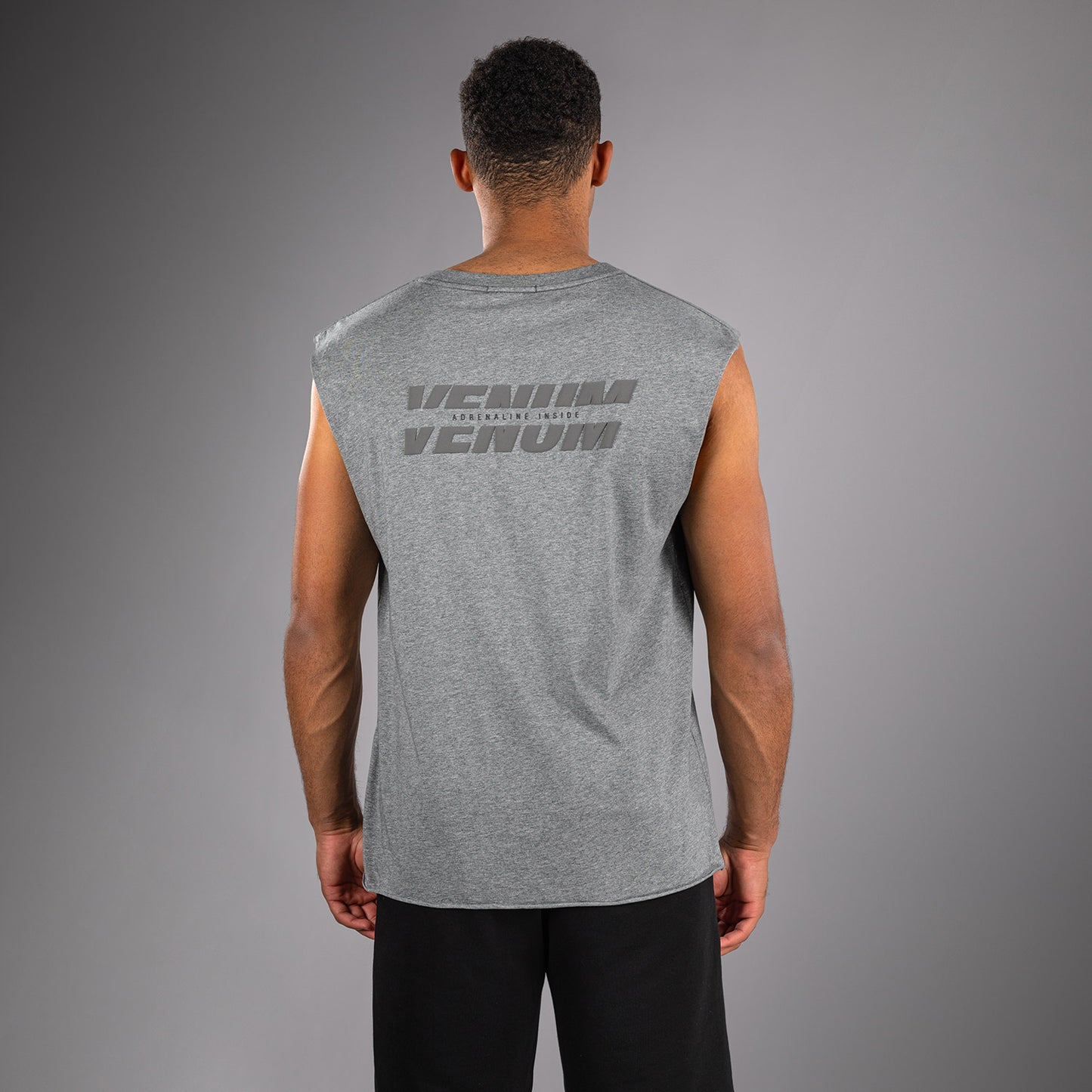 Venum Divide Sleeveless T-Shirt - Heather Grey