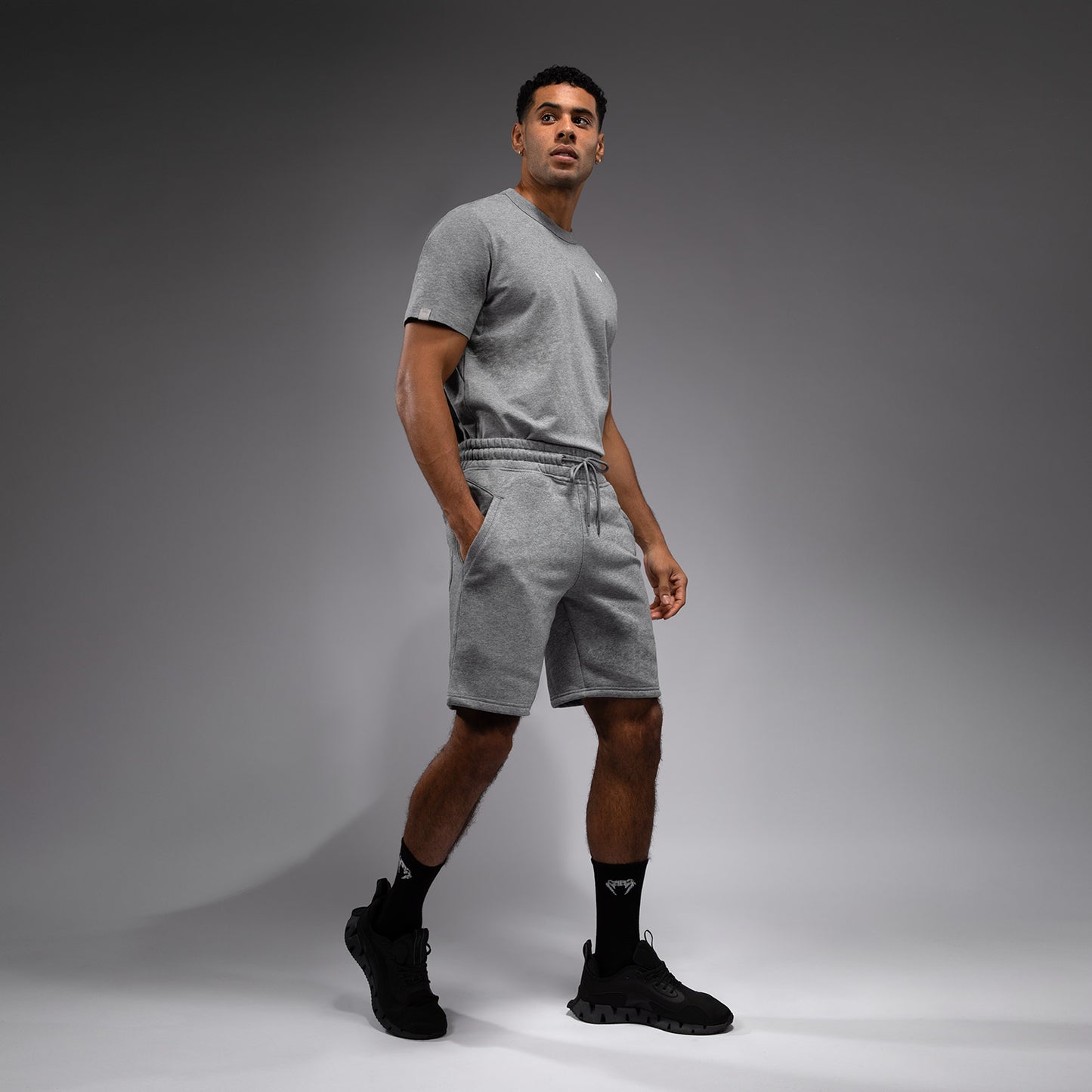 Venum Silent Power Cotton Shorts - Cloudy Grey