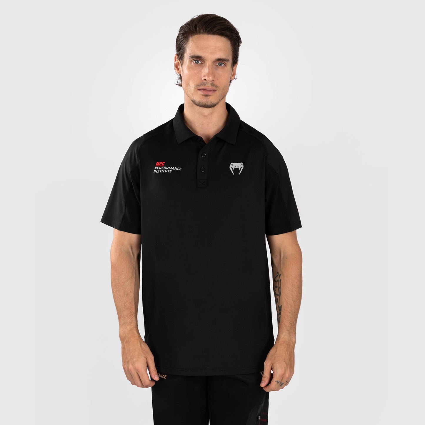UFC Venum Performance Institute 2.0 Men’s Polo Shirt - Black/Red