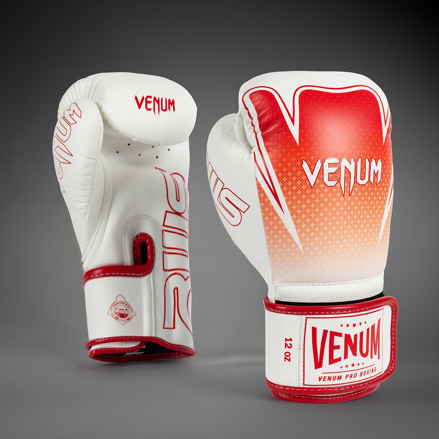 Venum x RWS 2.0 Boxing Gloves - White/Red - Venum Asia