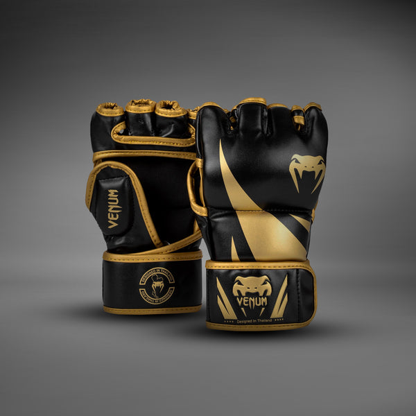 Venum Challenger 2.0 MMA Gloves - Black/Gold - Venum Asia