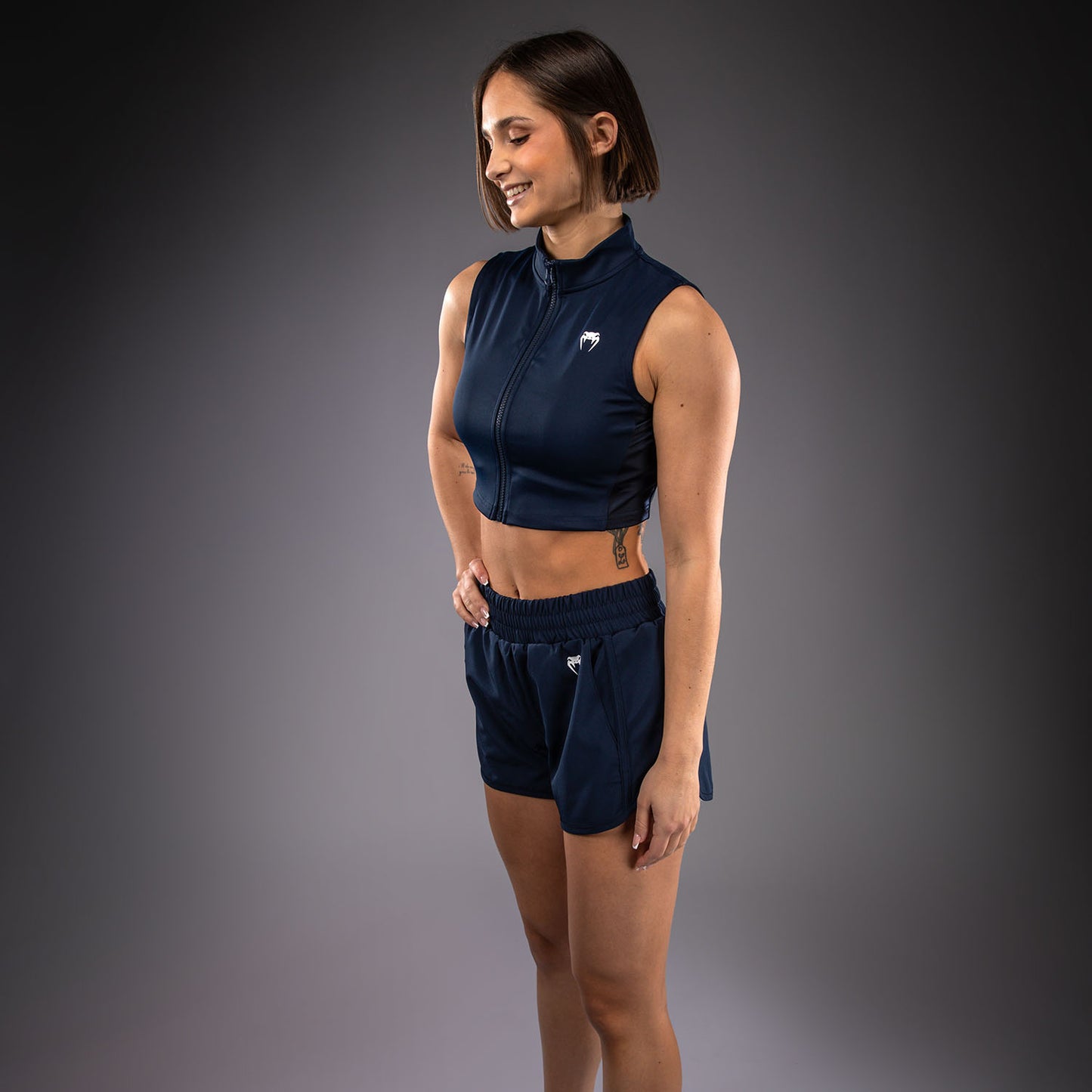 Venum Sculpt Shape Women's Crop Top - Navy Blue