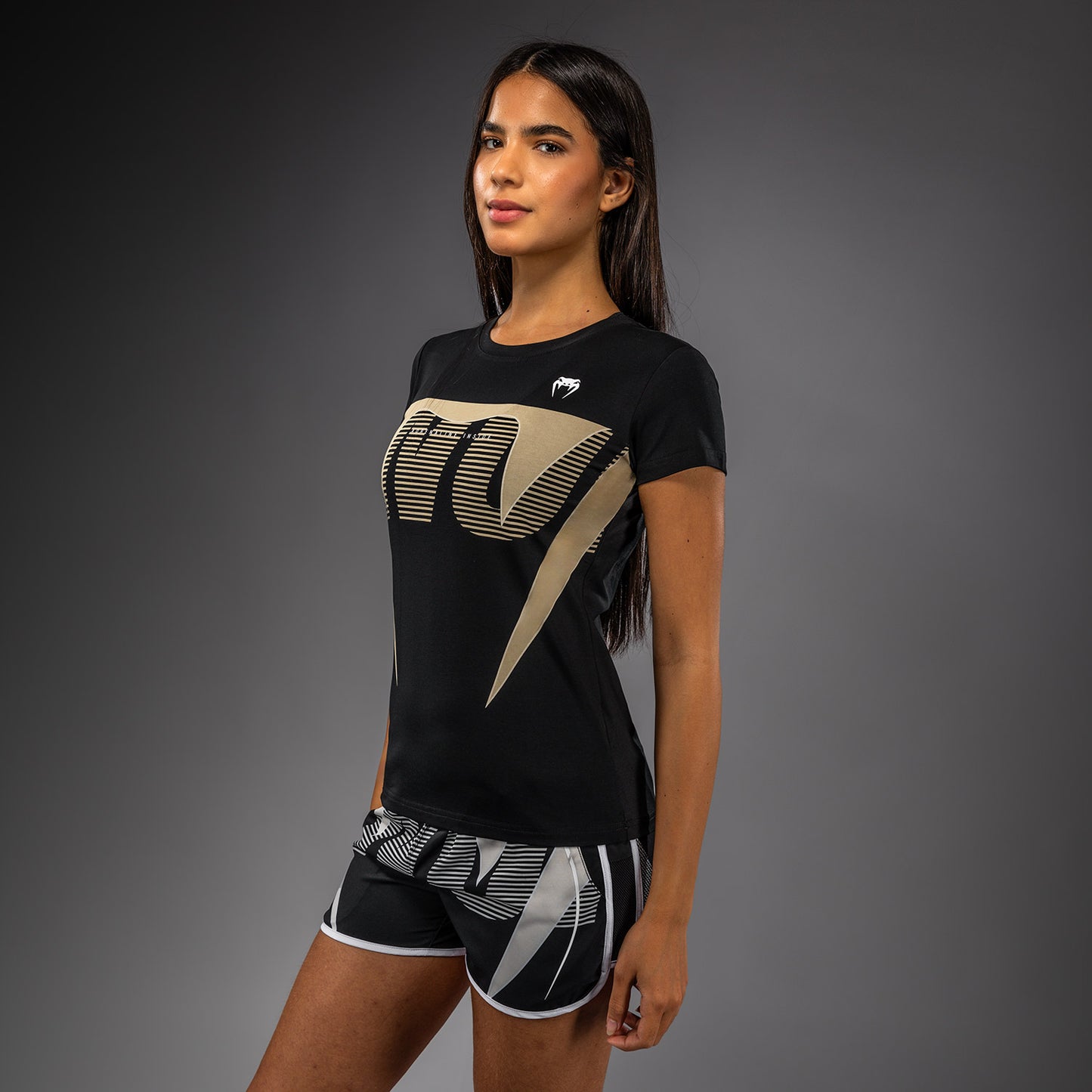 Venum Adrenaline Women's T-Shirt - Black/ Ivory