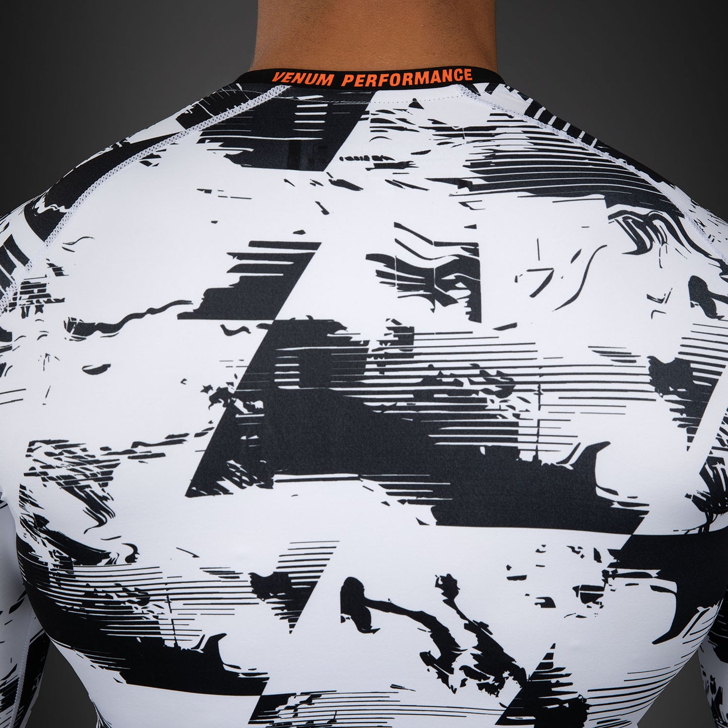 Men's UFC Zenith by Venum White Authentic Fight Week Performance Long Sleeve Rashguard