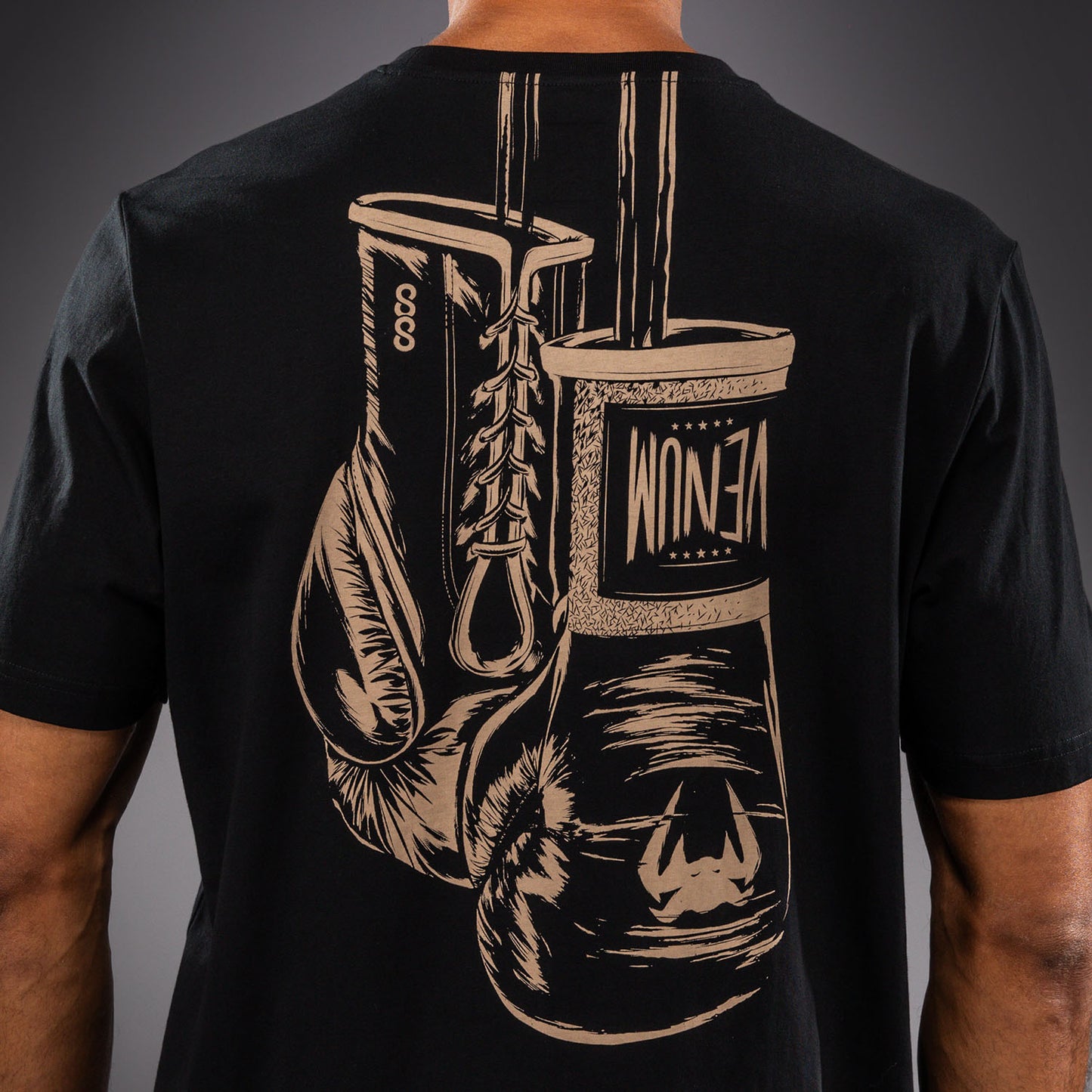 Venum Fight Icon Cotton T-Shirt - Black