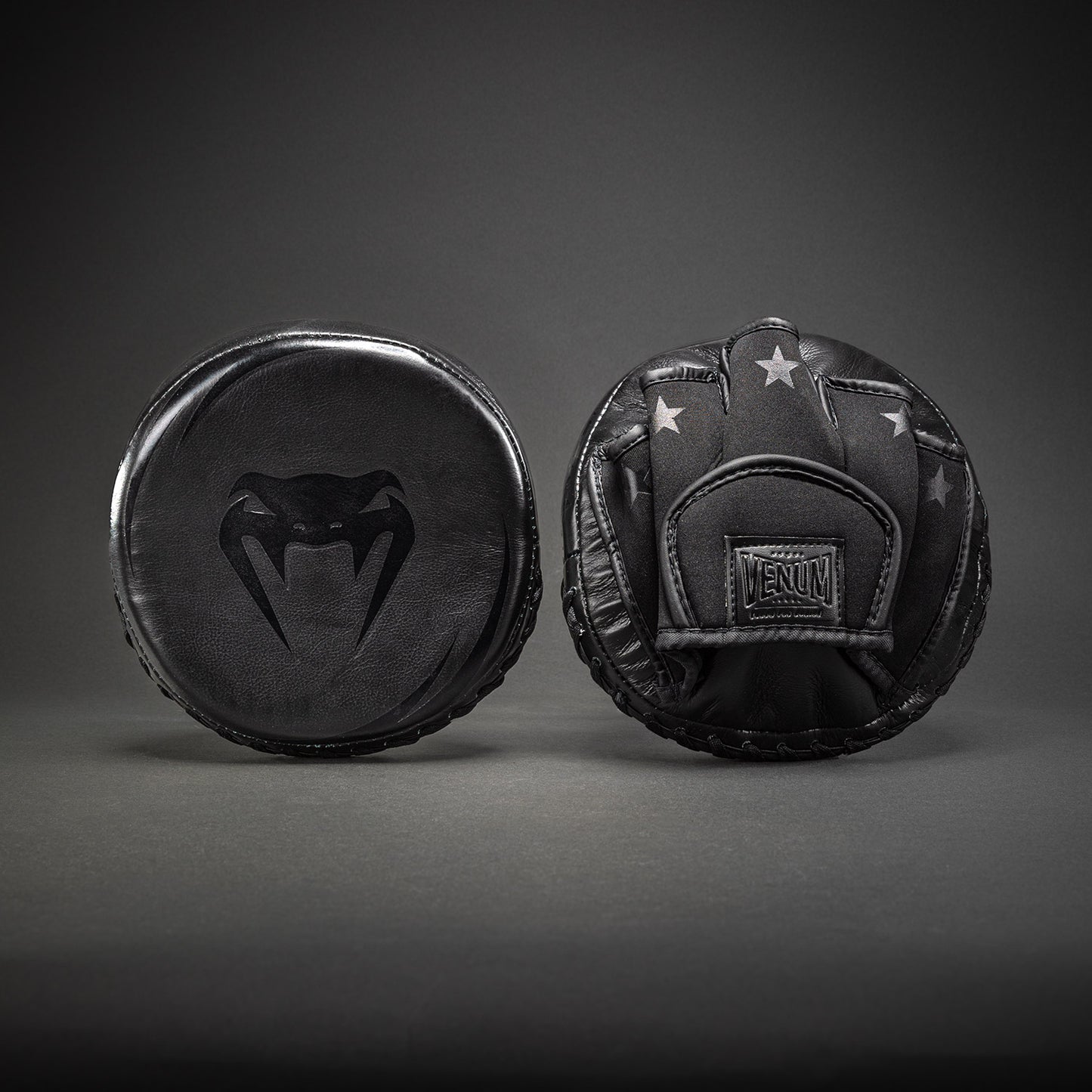 Venum Elite Mini Focus Mitts (Pair) - Black/Black