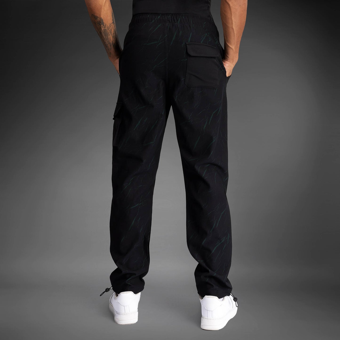 Venum Trooper Men's Tracksuit Pants - Black/Forest Green