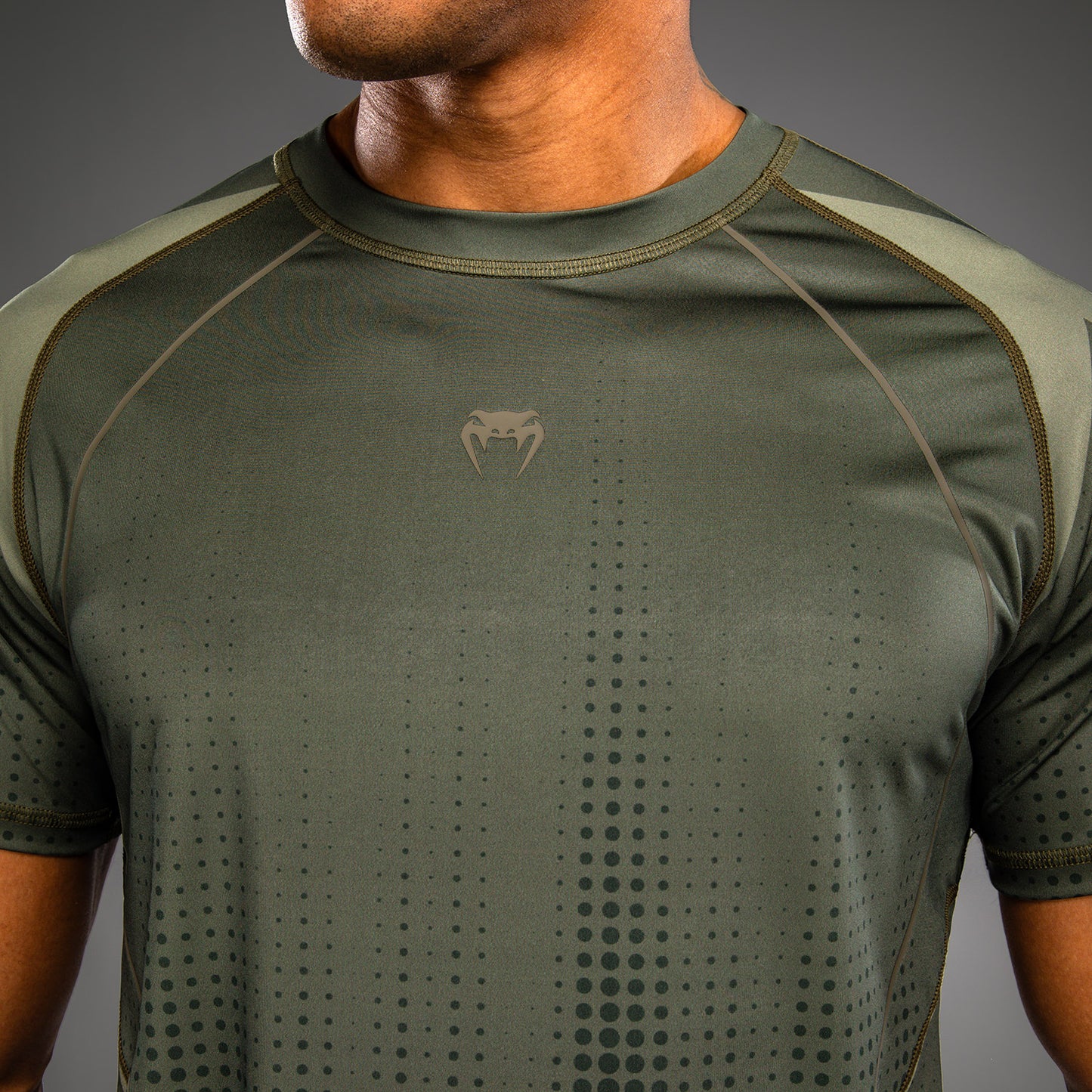 Venum Stealth Dry-Tech T-Shirt - Khaki/Dark Green