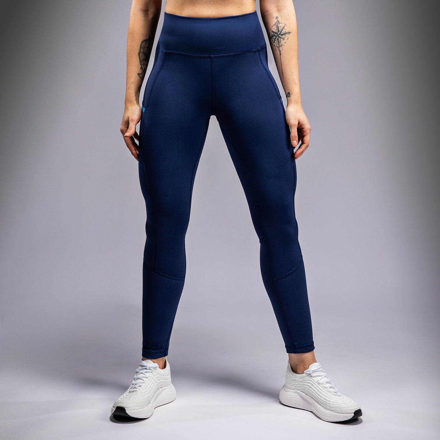Venum x Top Rank Original Women's 7/8 Leggings - Navy Blue