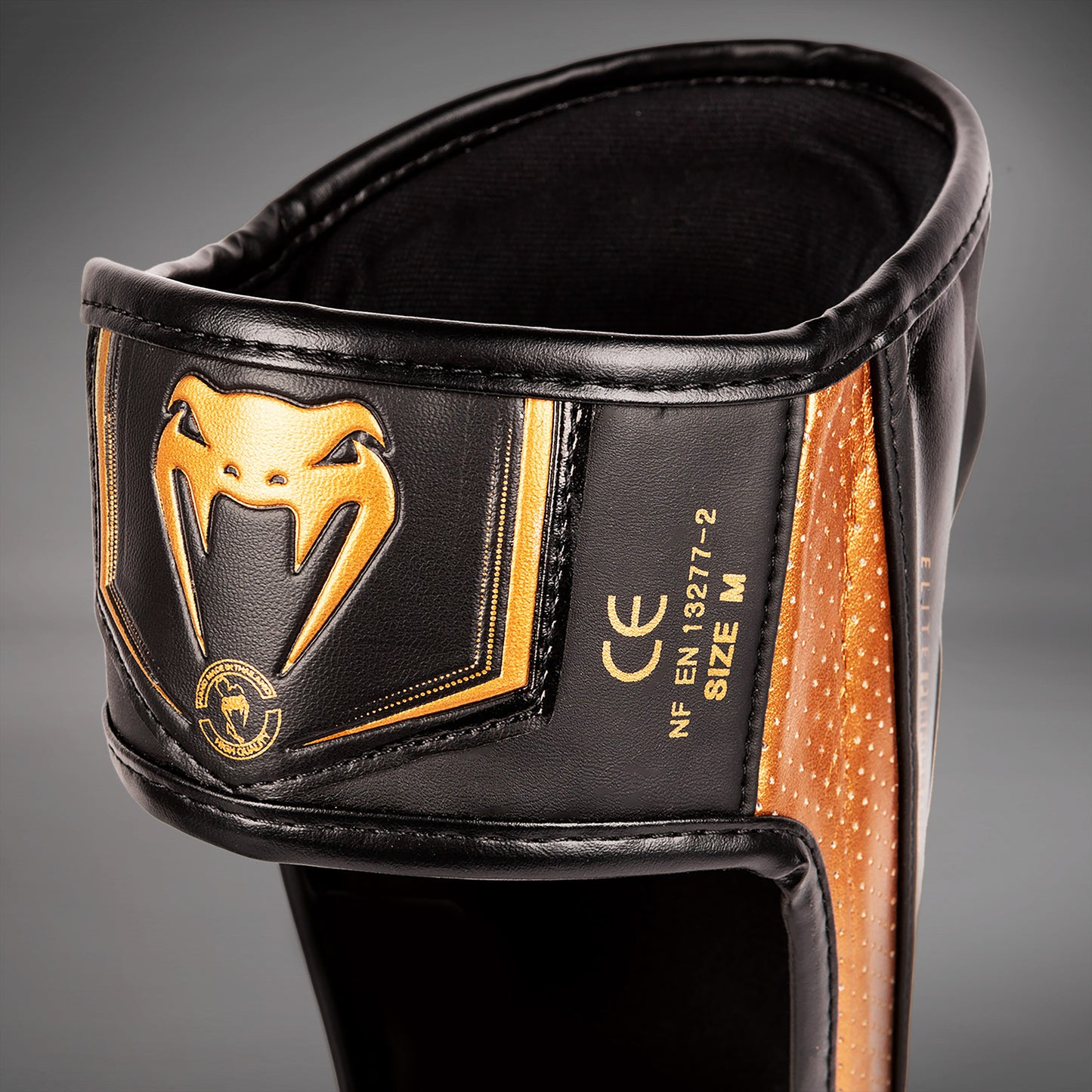 Venum Elite Evo Shinguards - Black/Bronze