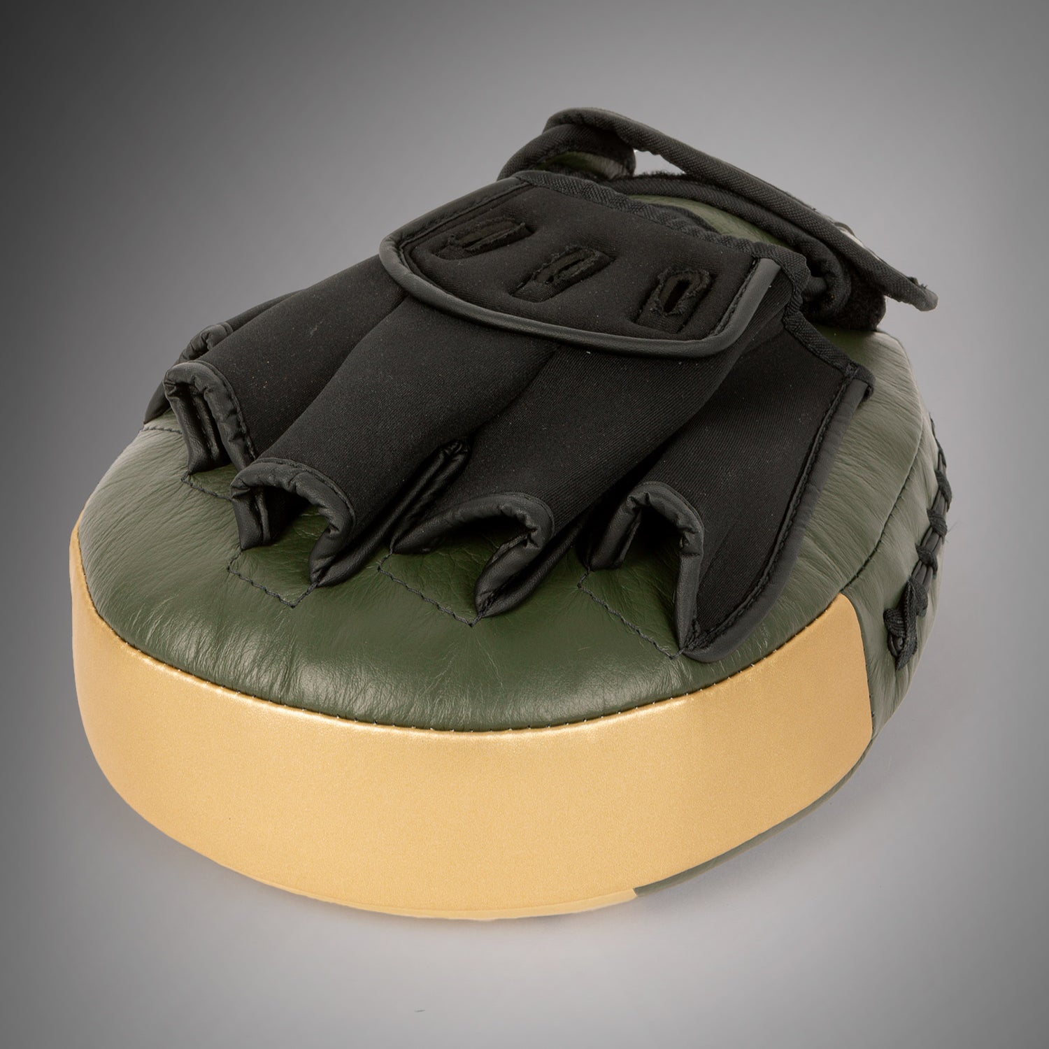 Venum Pro Boxing Big Punch Mitts (Pair) - Khaki/Gold - Venum Asia