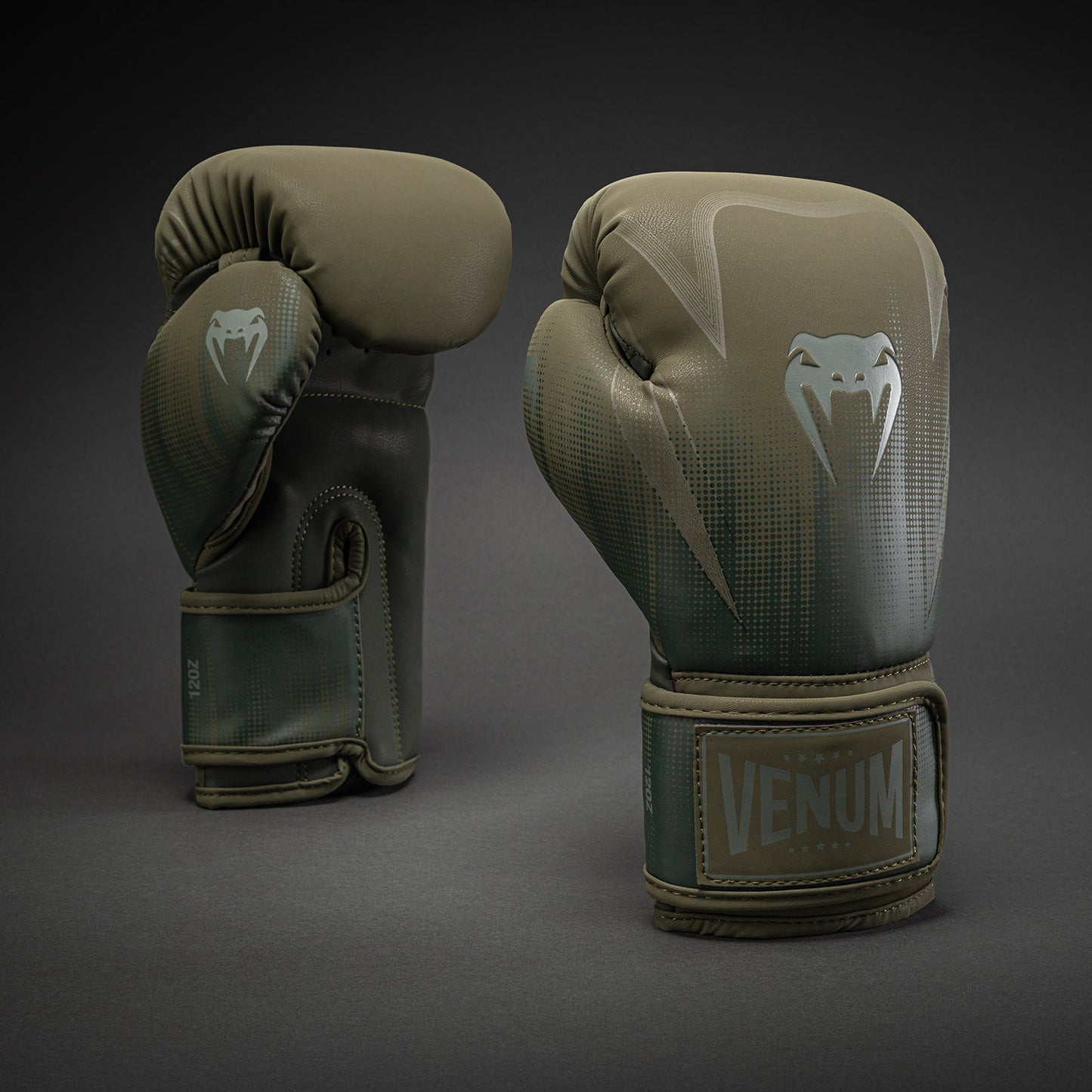 Venum Stealth Boxing Gloves - Khaki/Dark Green