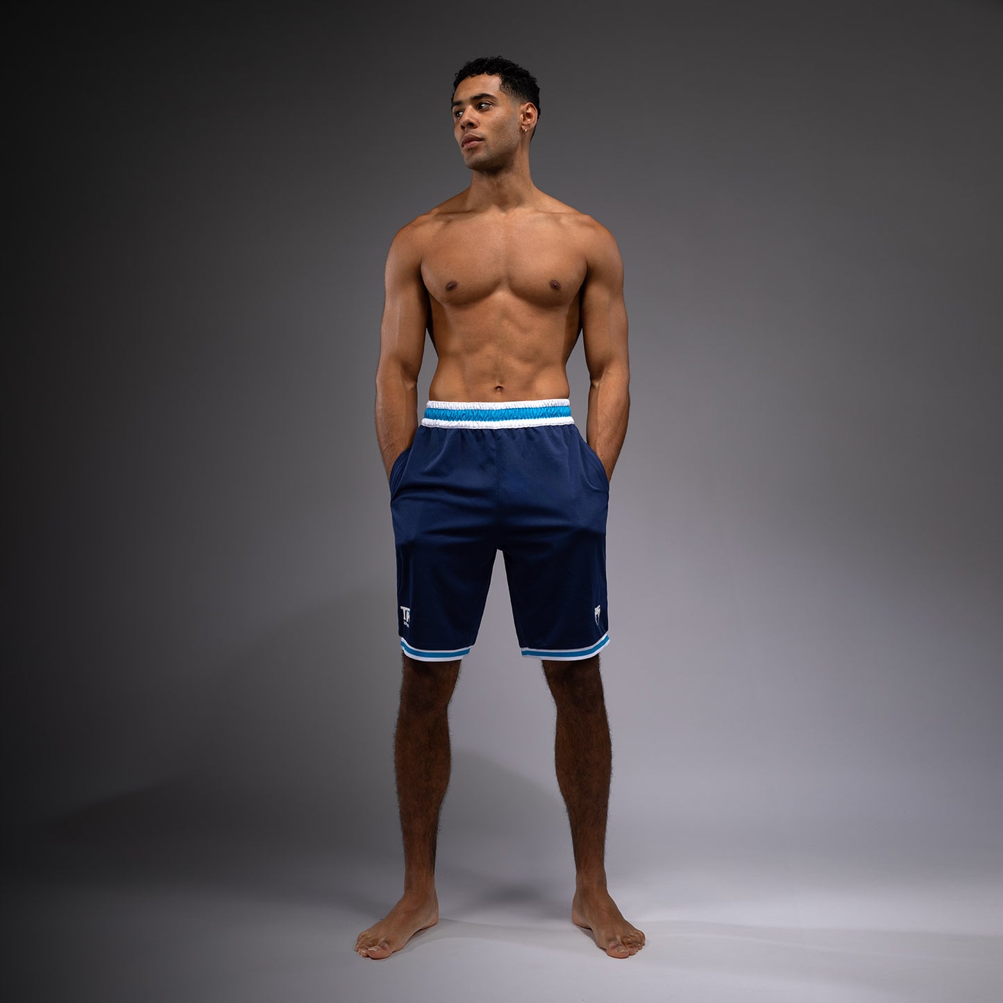 Venum x Top Rank Original Men's Basketball Shorts - Navy Blue