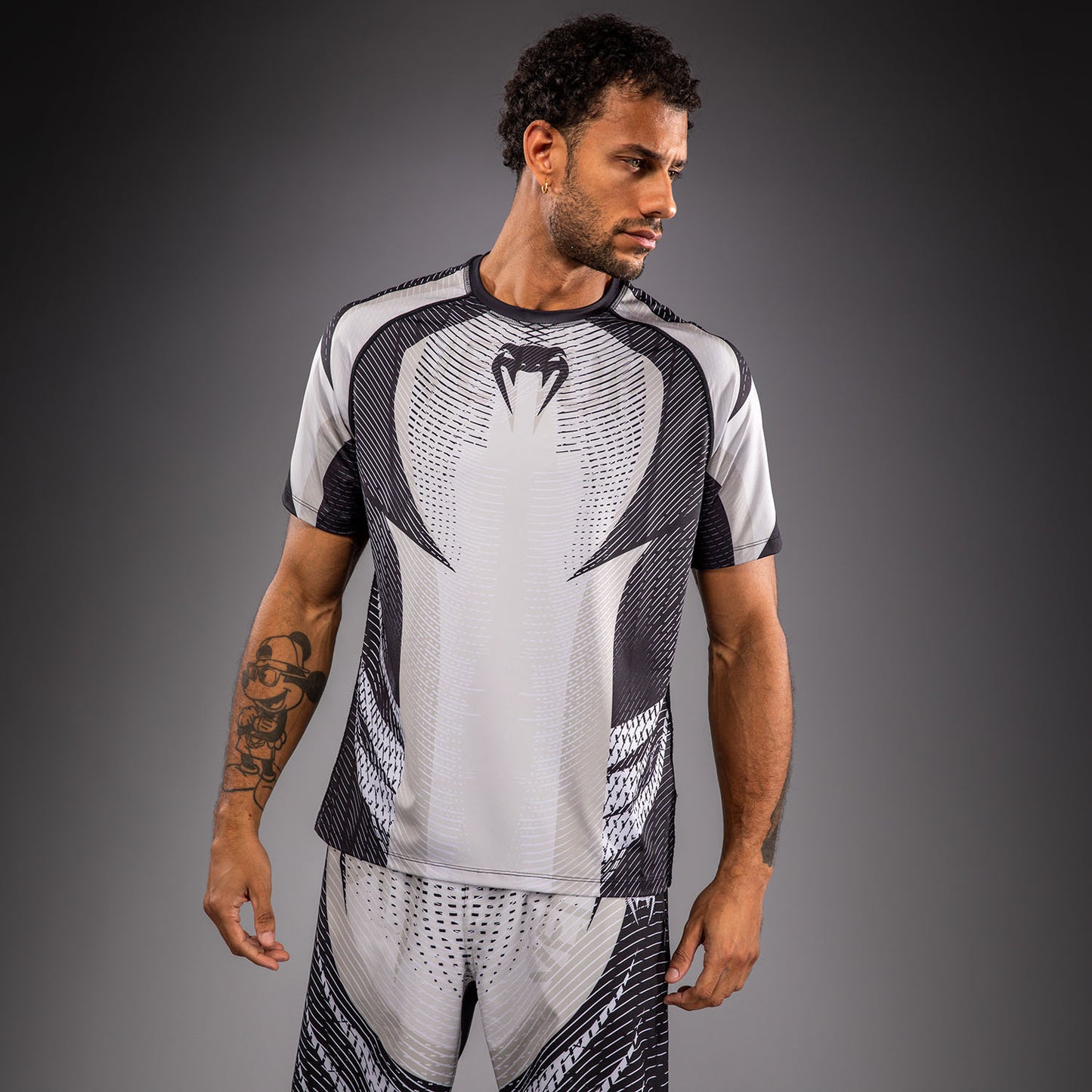 Venum Galactic 3.0 Dry Tech T-Shirt - Off-white/Black