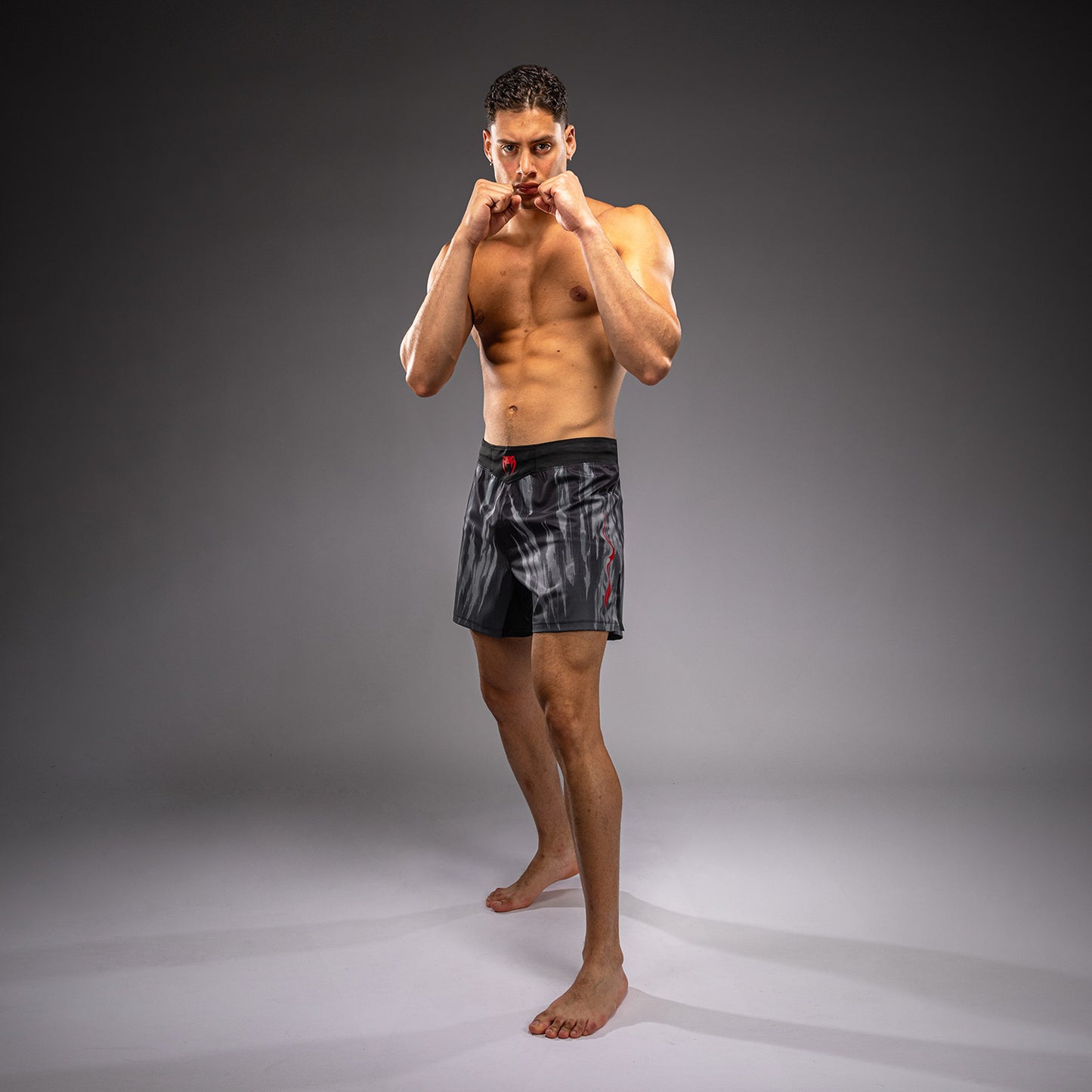 Venum Demon Fight Shorts - Black/Grey