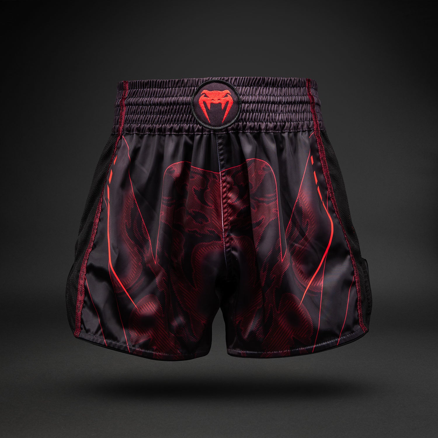 Venum Spectre Muay Thai Shorts - Black/Red - Venum Asia