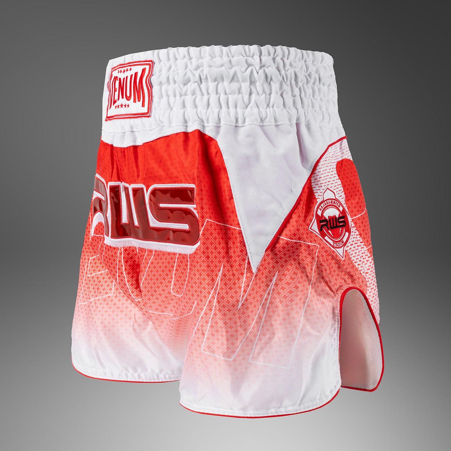 Venum x RWS 2.0 Muay Thai Shorts - White/Red