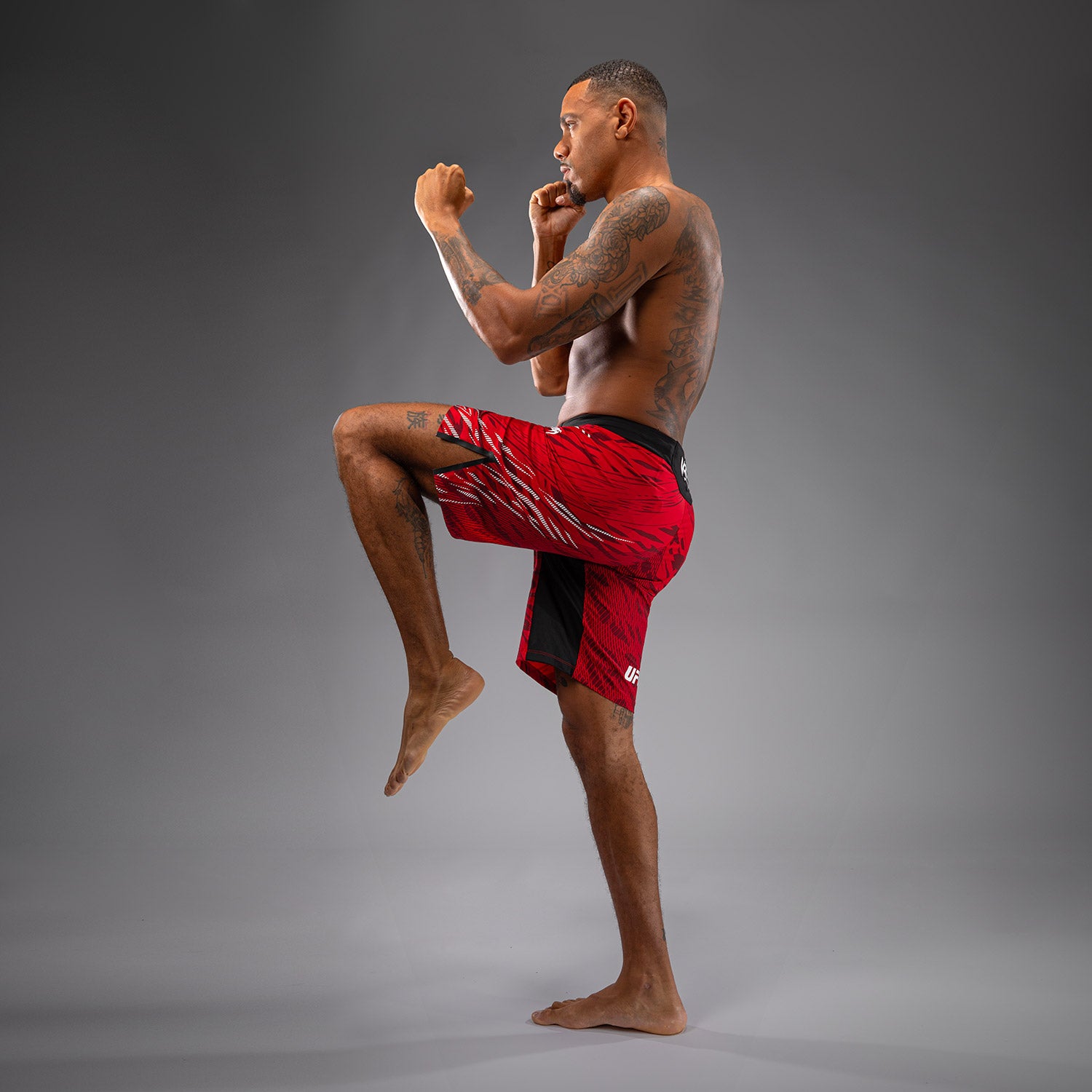 UFC ボクシングウェア レッド VENUM WOMEN／レディース ファイトショーツ UFC VENUM AUTHENTIC FIGHT