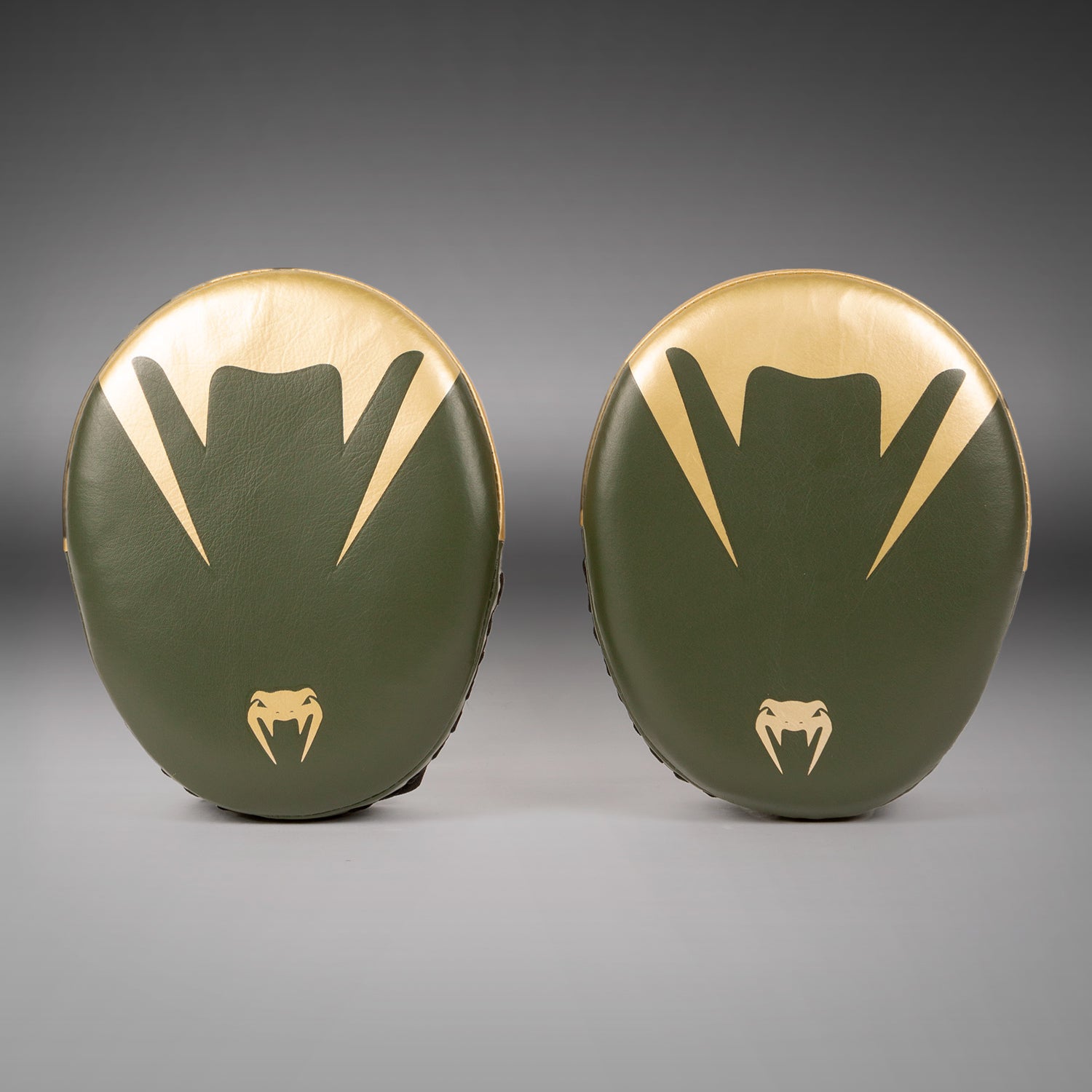 VENUMパンチングミット Venum Pro Boxing Big Punch Mitts (Pair) - Khaki/Gold - Venum Asia