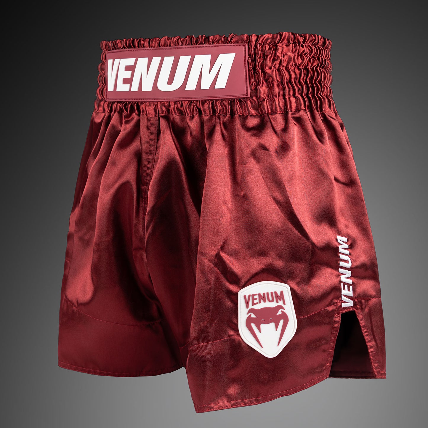Venum Classic Evo Muay Thai Shorts - Burgundy
