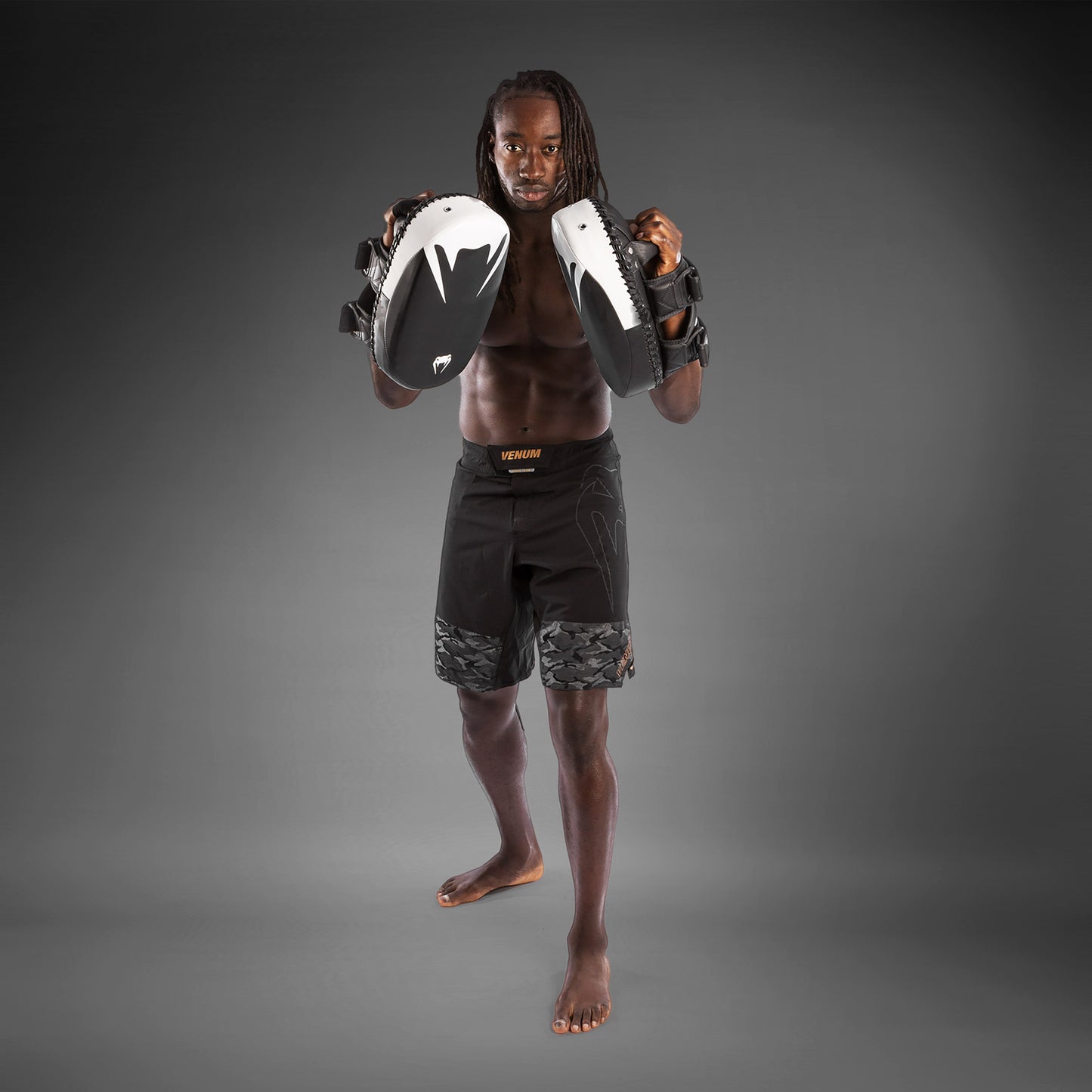 Venum Kick Boxing 2.0 Micro Fiber Paos - Black/White