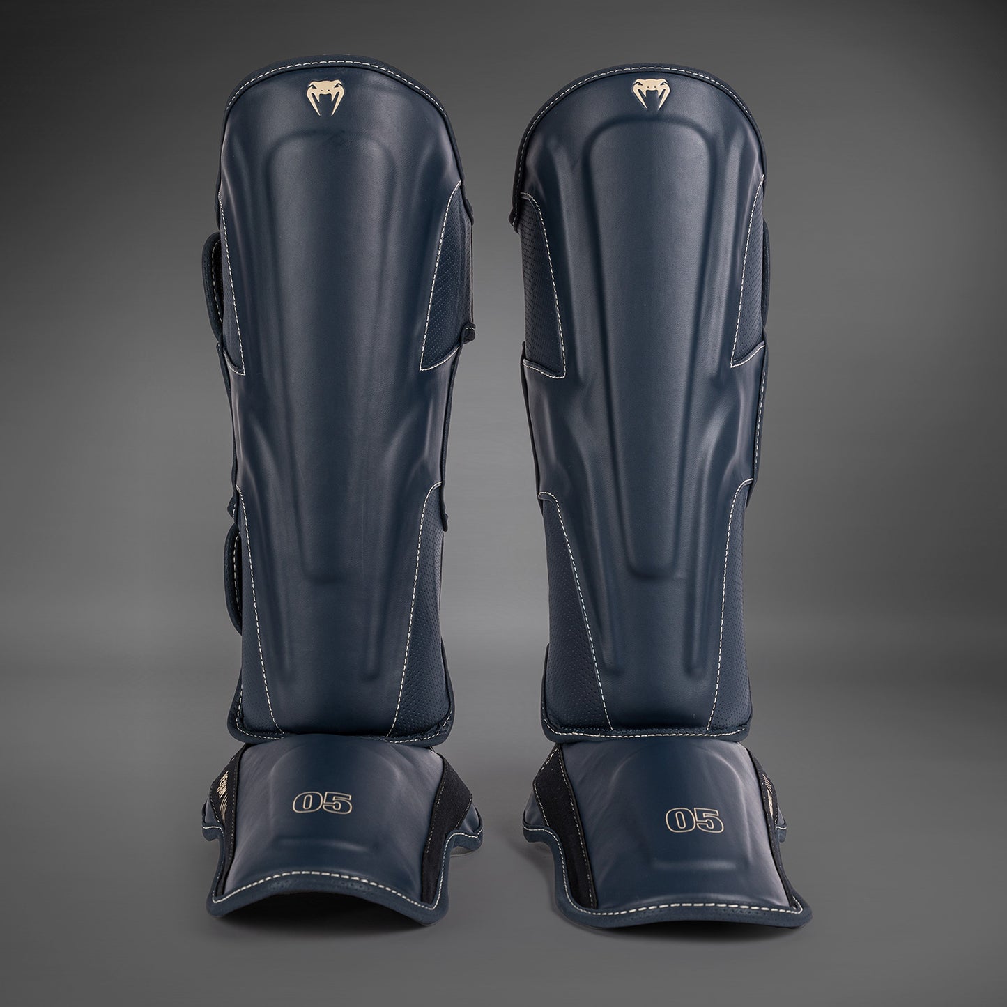 Venum Impact Evo Shin Guards - Icy Blue