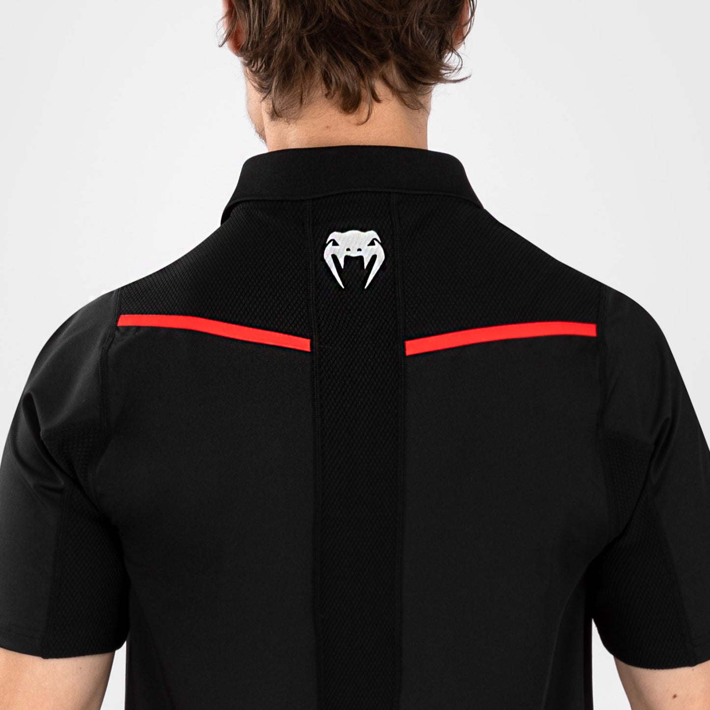 UFC Venum Performance Institute 2.0 Men’s Polo Shirt - Black/Red
