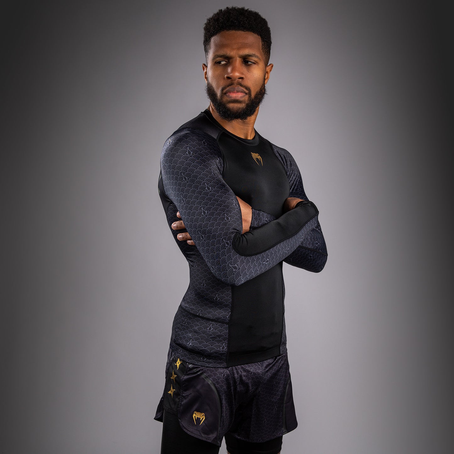 Venum x Assassin's Creed Shadows Rashguard Long Sleeve - Black