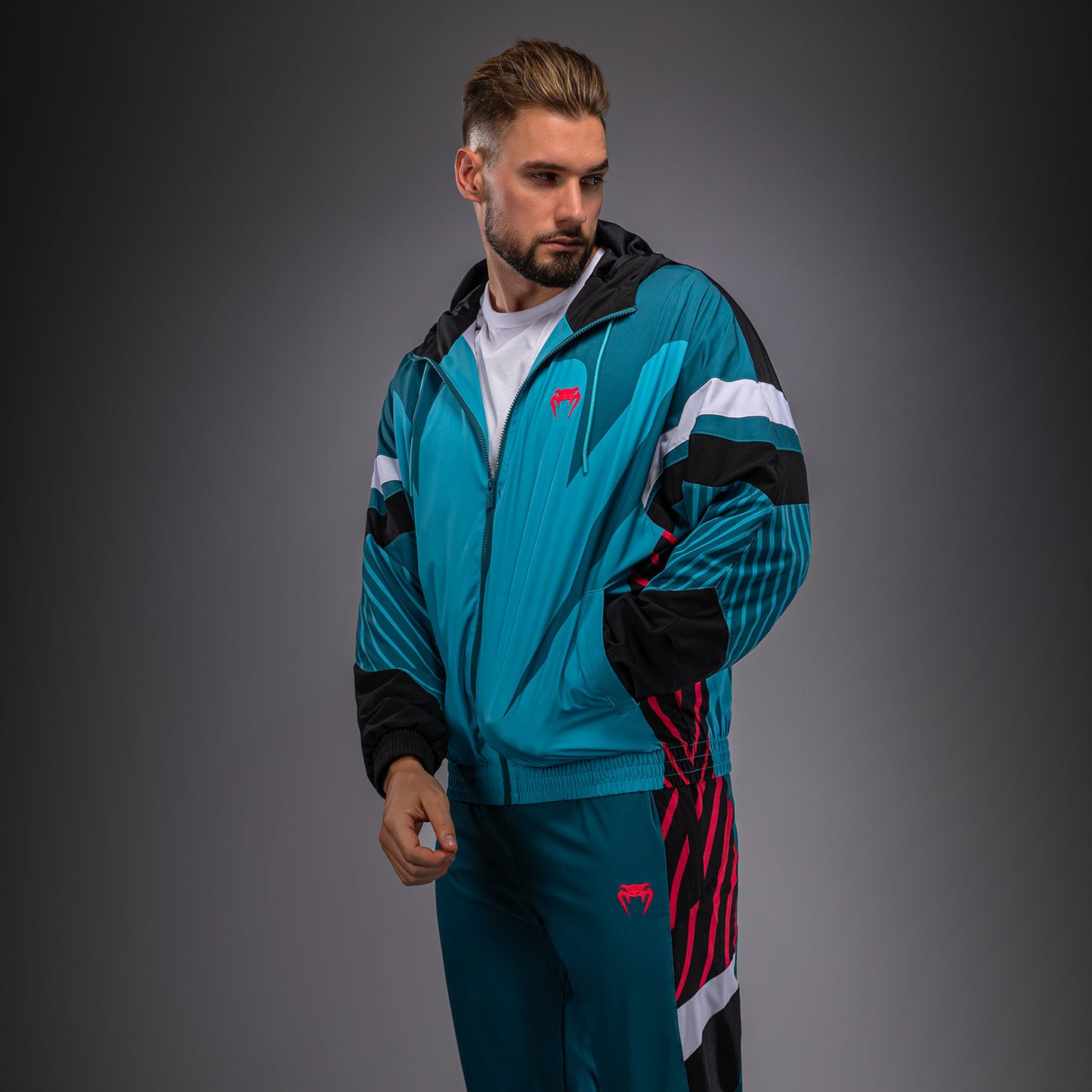 Venum Attack 90 Track Jacket - Miami Blue