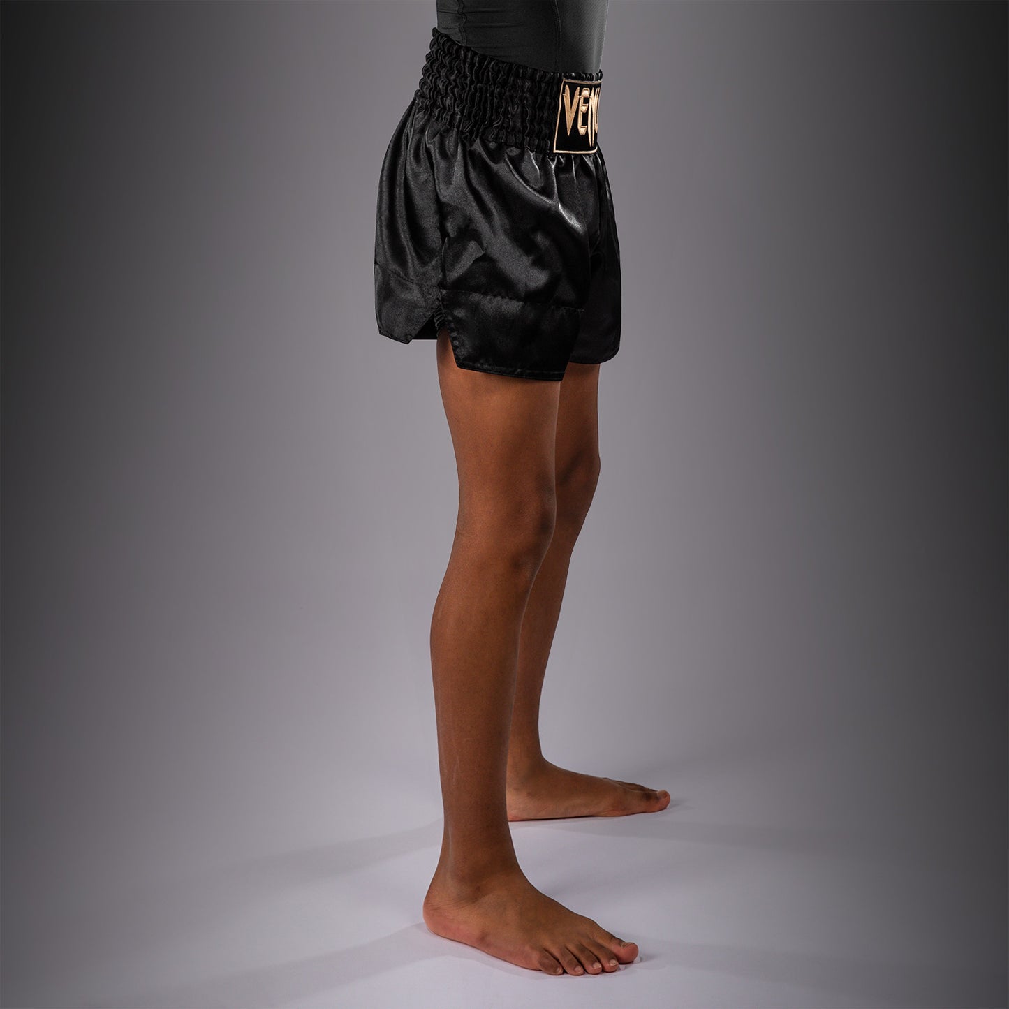 Venum Classic Muay Thai Shorts for Kids - Black/Gold