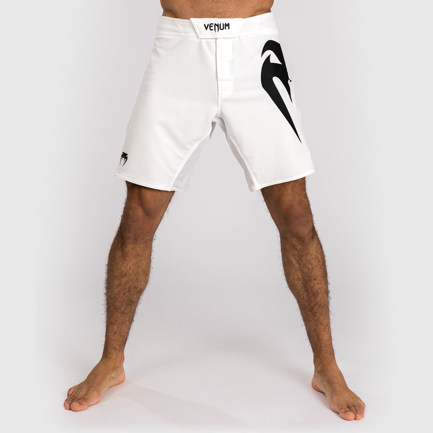 Venum Light 5.0 Fight Shorts - White/Black