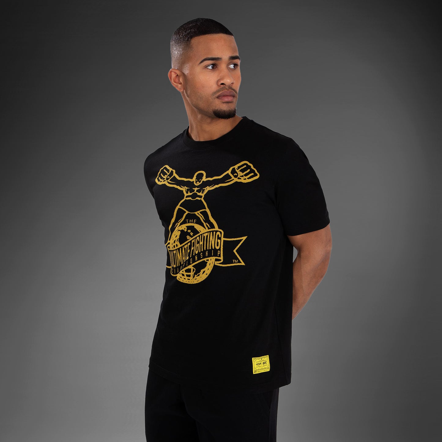 UFC by Venum Ulti-Man T-Shirt - Black/Yellow