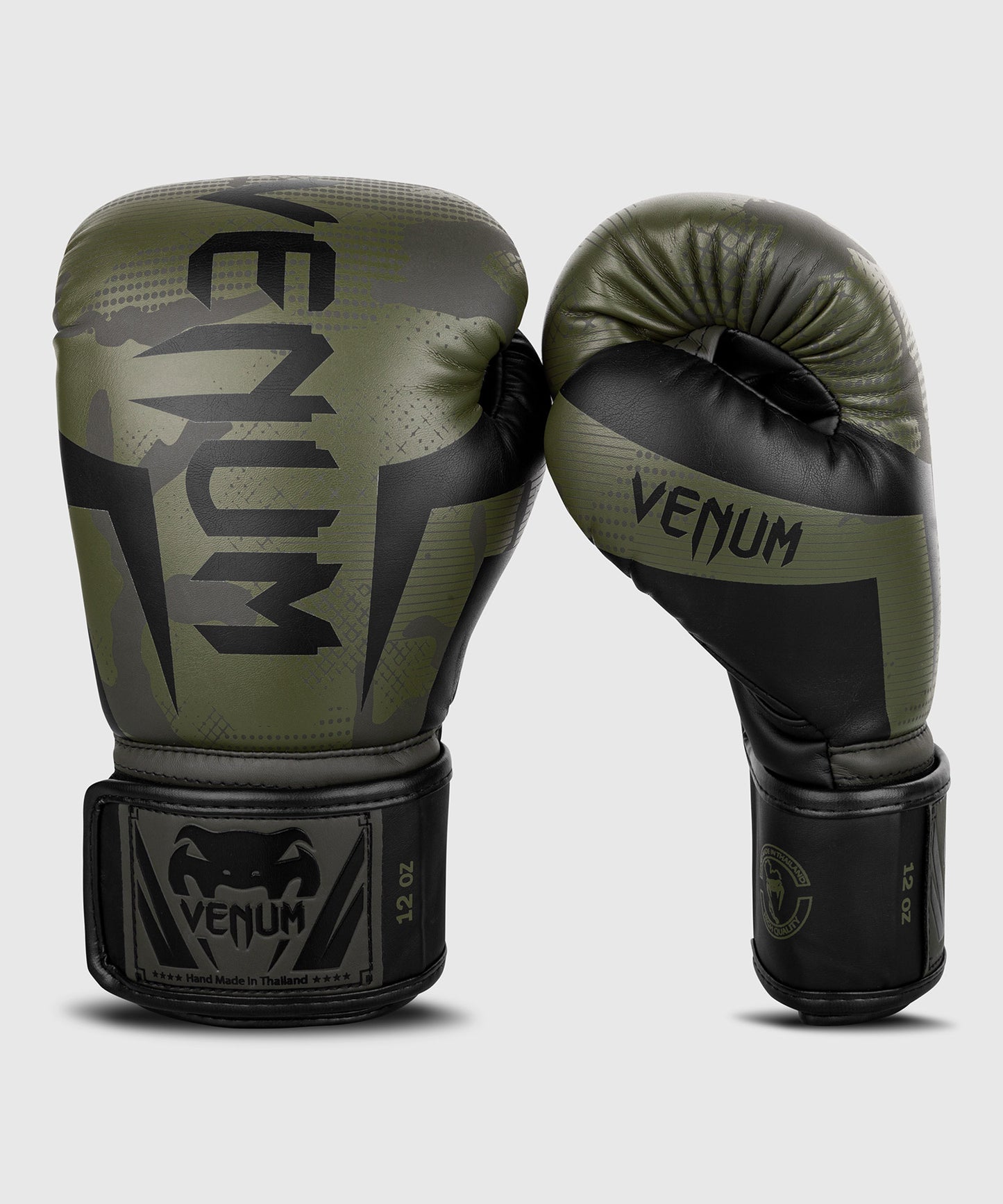 Venum Elite Boxing Gloves - Khaki/Camo