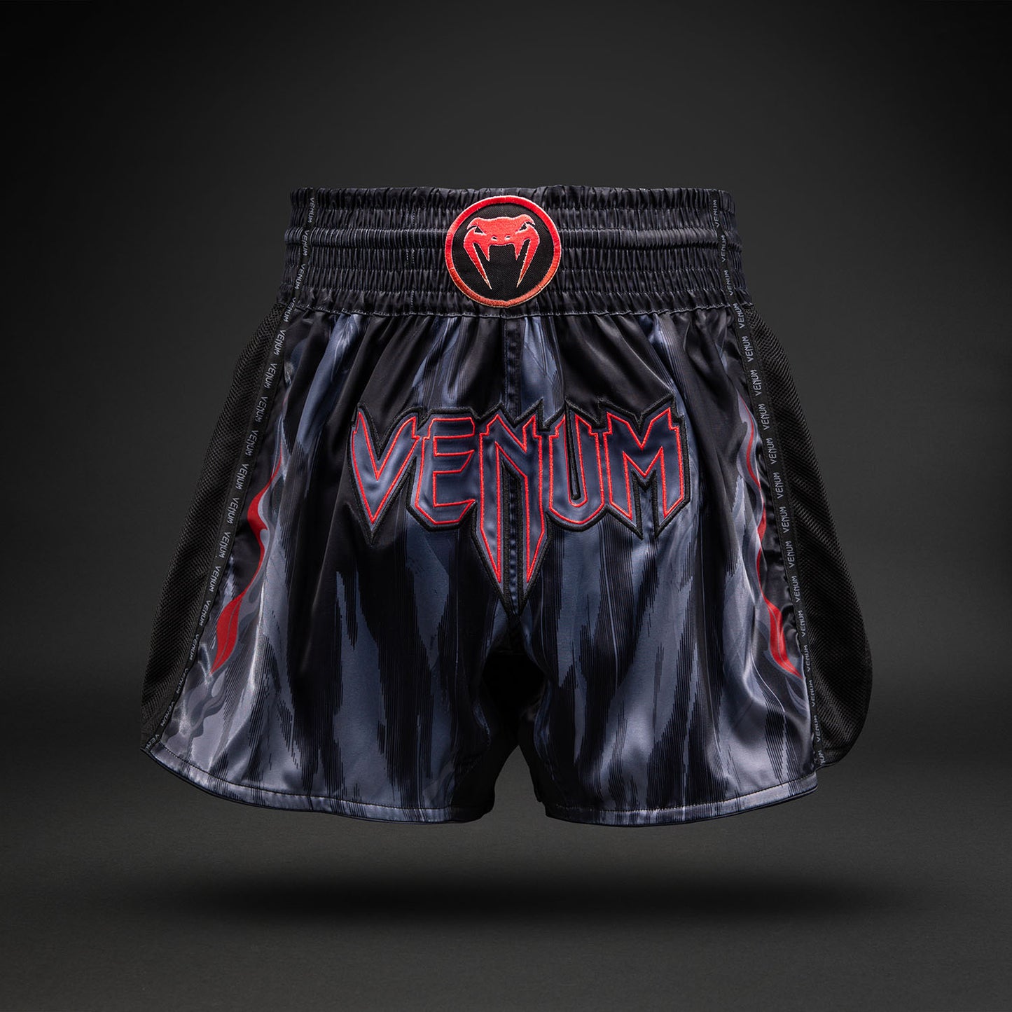 Venum Demon Muay Thai Shorts - Black/Grey