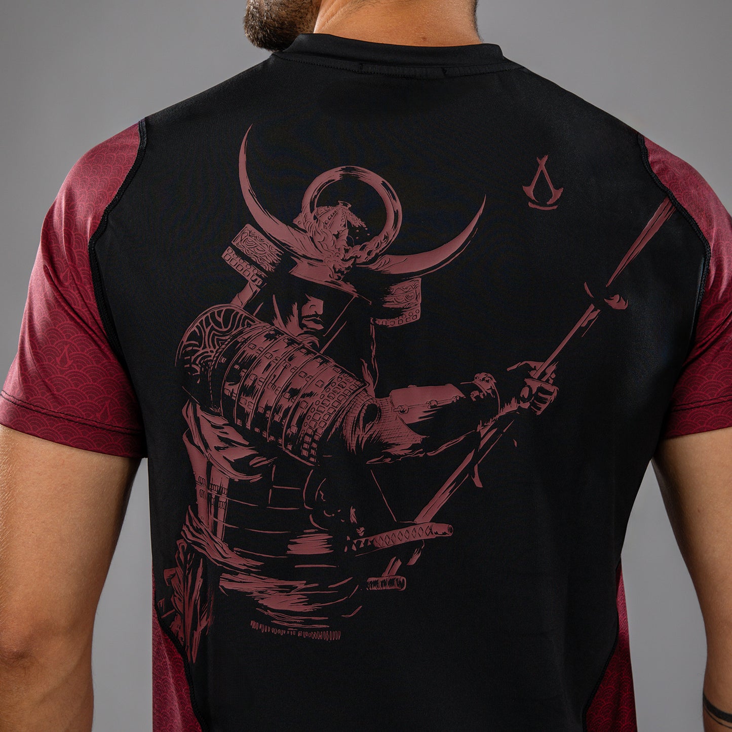 Venum x Assassin’s Creed Shadows Men’s Dry-Tech T-Shirt - Burgundy/Black