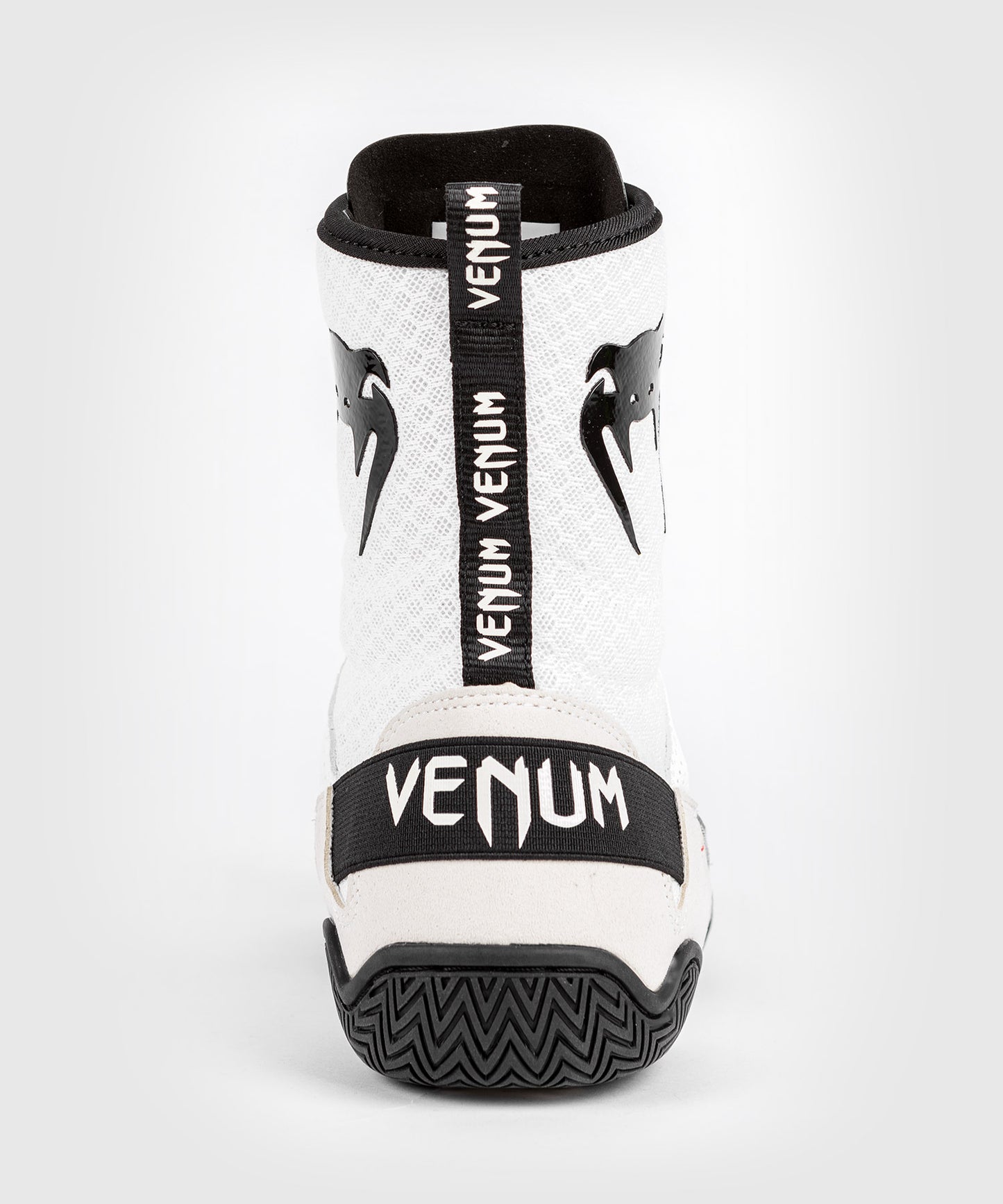 Venum Elite Boxing Shoes - White/Black