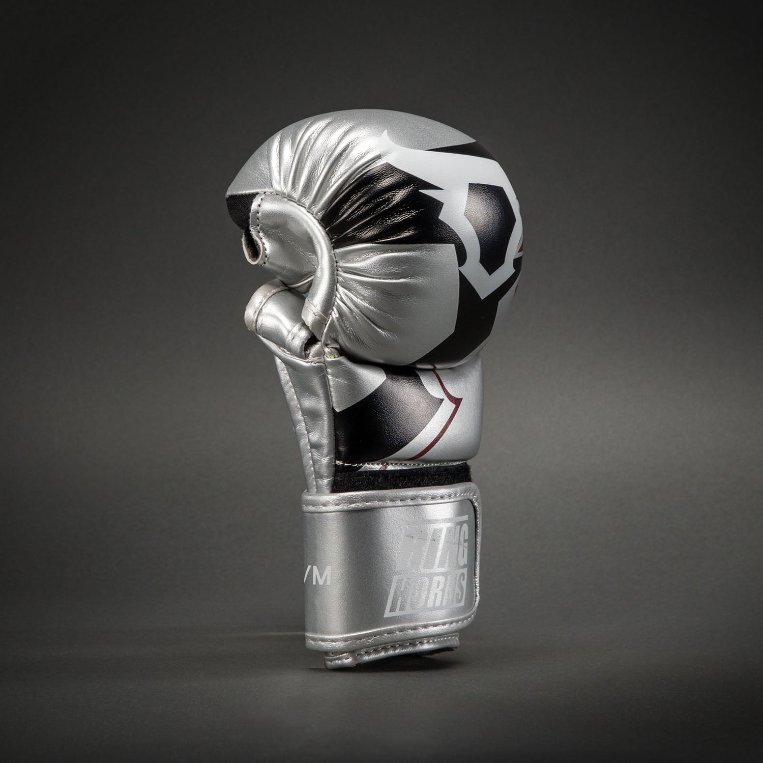 Ringhorns Charger by Venum MMA Sparring Gloves - Silver/Black