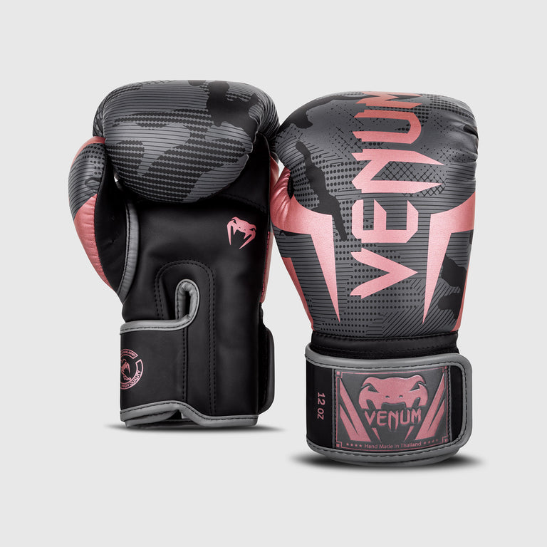 Venum Elite Boxing Gloves – Camo/Pink - Venum Asia