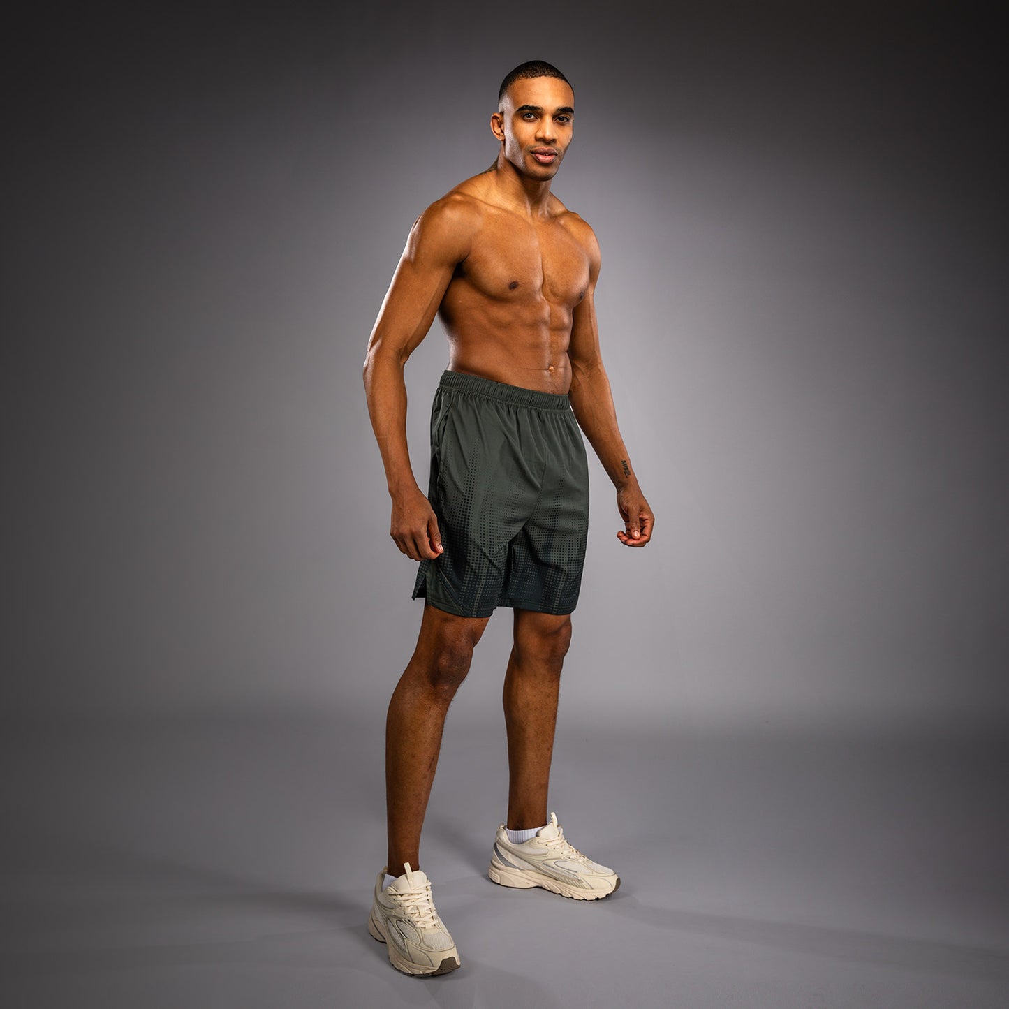 Venum Stealth Training Shorts - Khaki/Dark Green