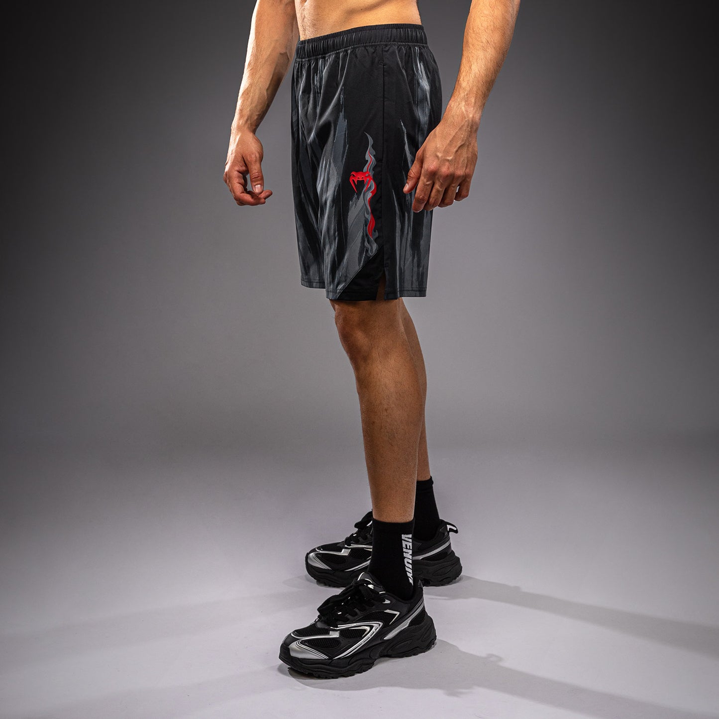 Venum Demon Training Shorts - Black/Grey