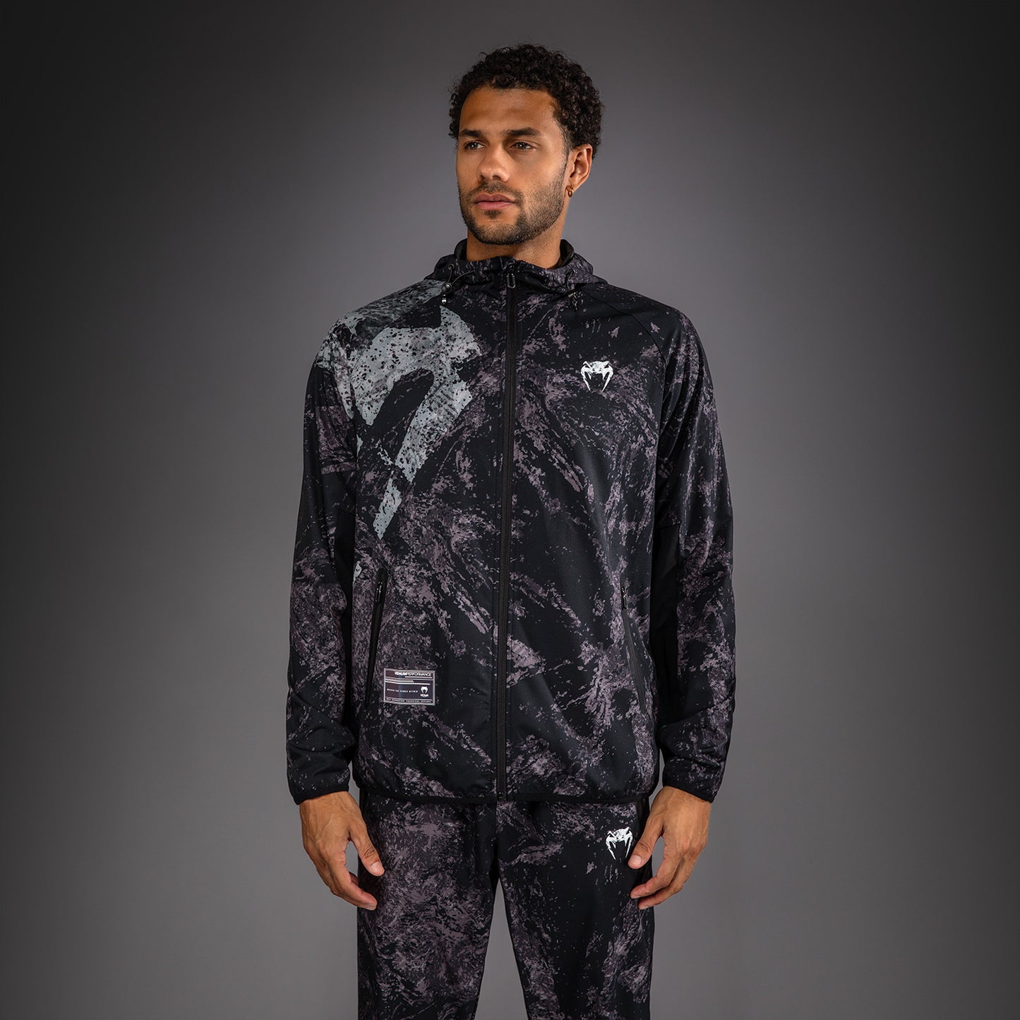 Venum Rage & Workout Track Jacket - Black/Grey