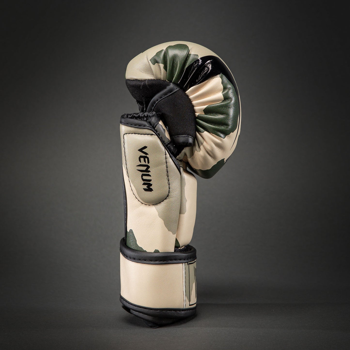 Venum Elite Camo Sparring Gloves - Khaki/ Off-white