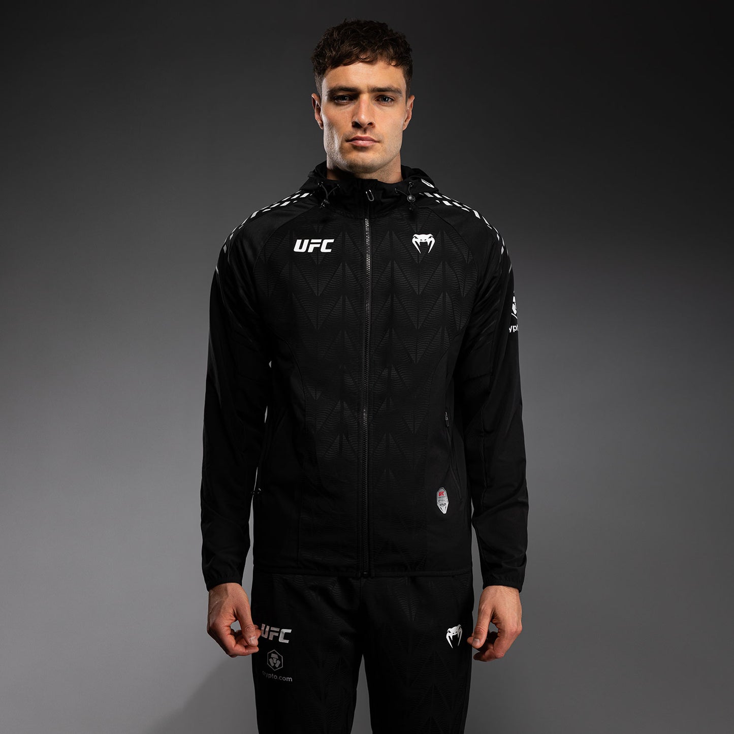 Men’s UFC Zenith by Venum Black Authentic Fight Night Walkout Hoodie